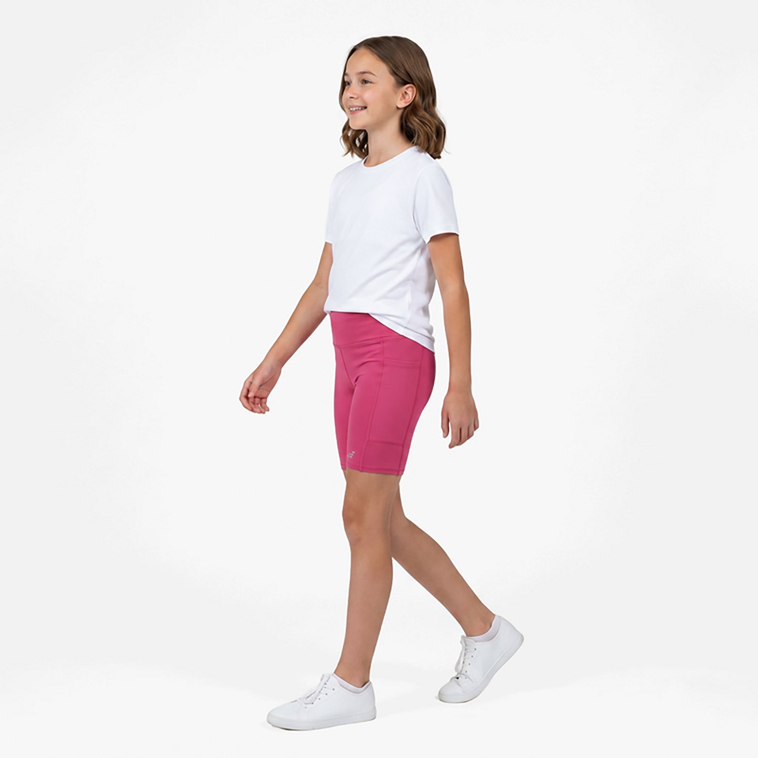BCG Girls' Solid Bike Shorts
