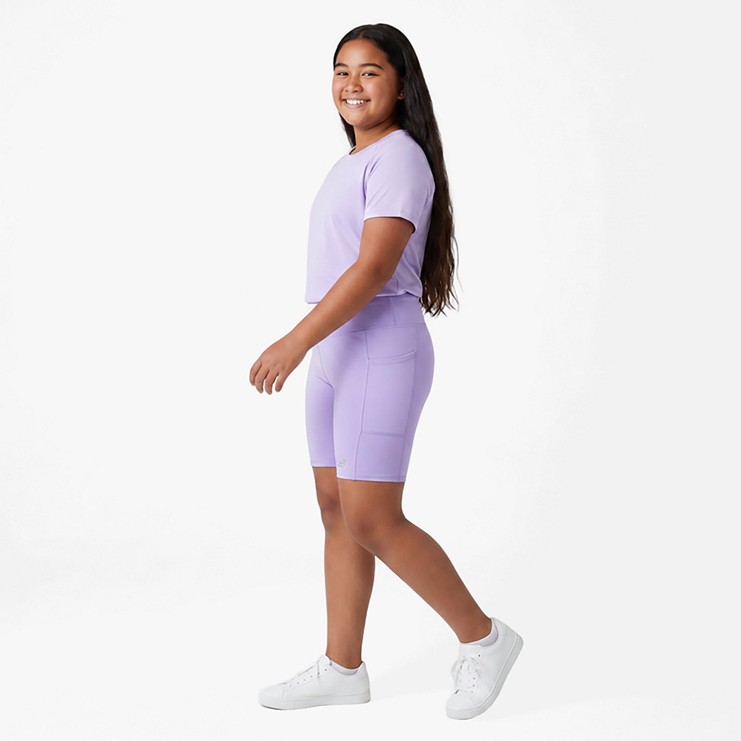 BCG Girls' Solid Bike Shorts