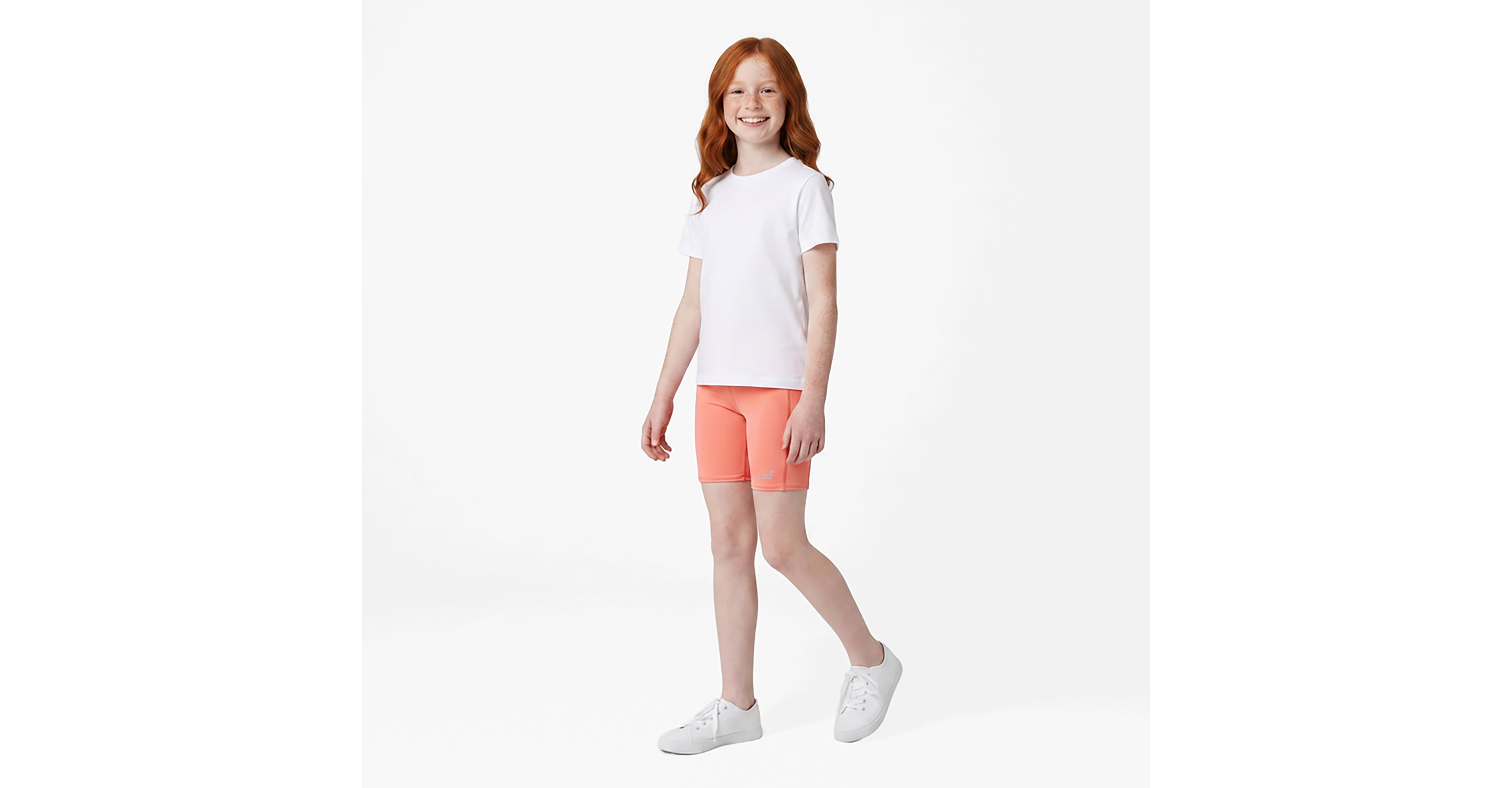 BCG Girls' Solid Bike Shorts