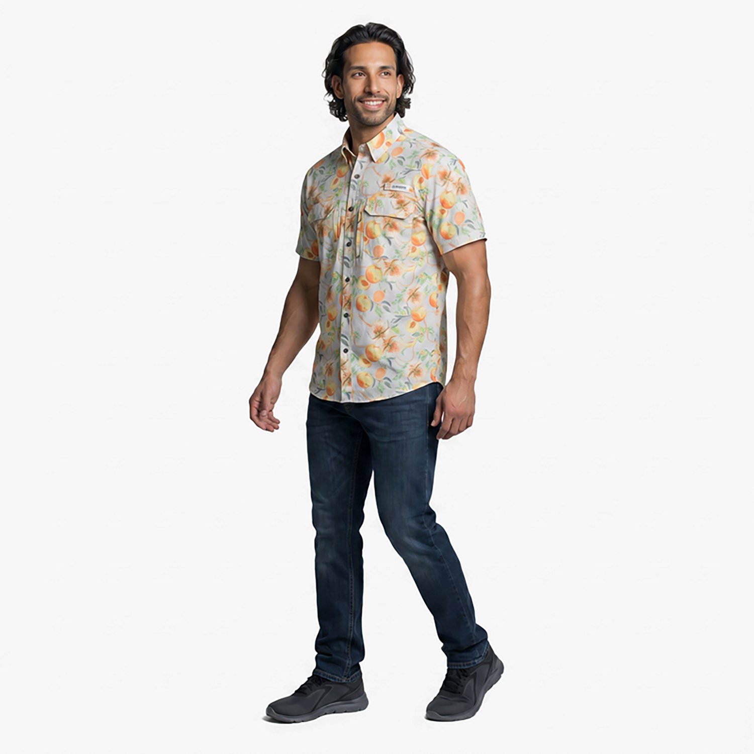 Magellan Outdoors Men's Georgia Local State Print Shirt - view number 3