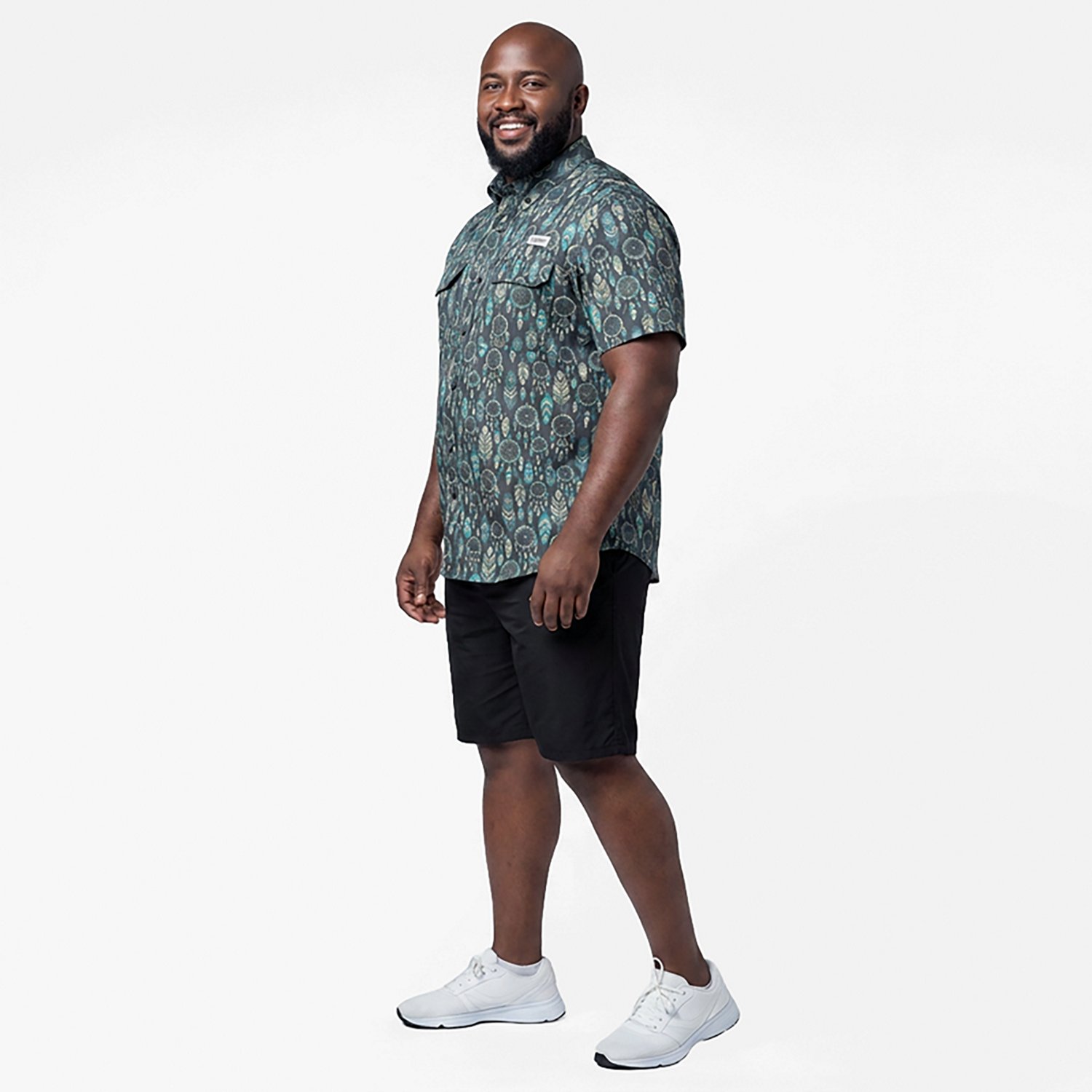 Magellan Outdoors Men's Oklahoma Local State Print Shirt