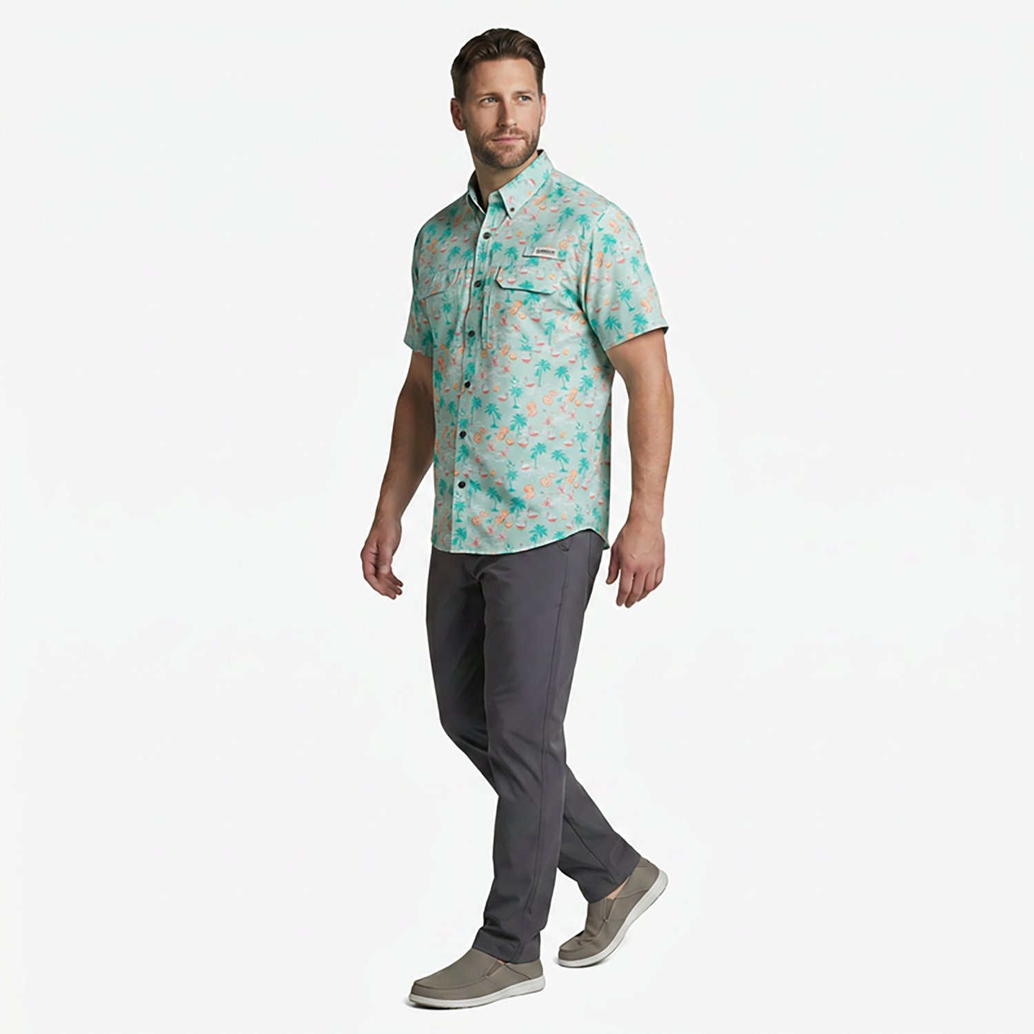 Magellan Outdoors Men's Florida Local State Print Shirt - view number 3