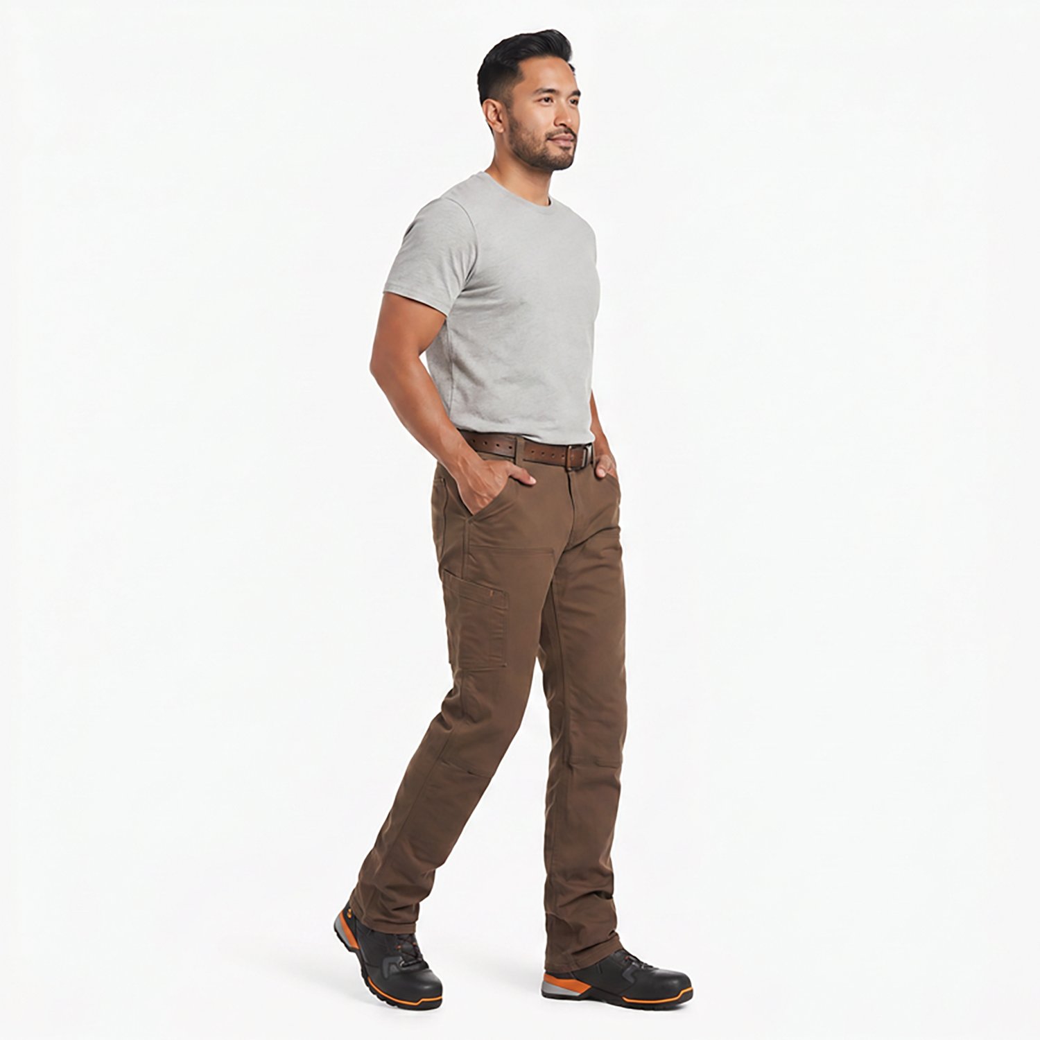 Ariat Men's Rebar M4 Relaxed DuraStretch Made Tough Double Front Stackable Straight Pants - view number 8