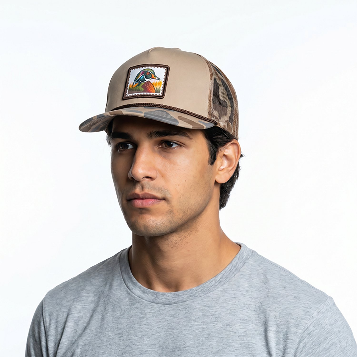 BURLEBO Men's Duck Stamp Camo Cap                                                                                                - view number 4