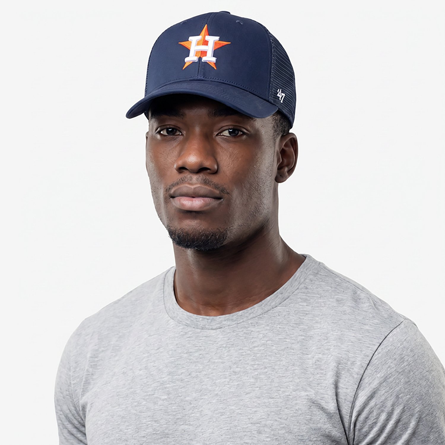 '47 Men's Houston Astros Foam Front Mesh Trucker Cap