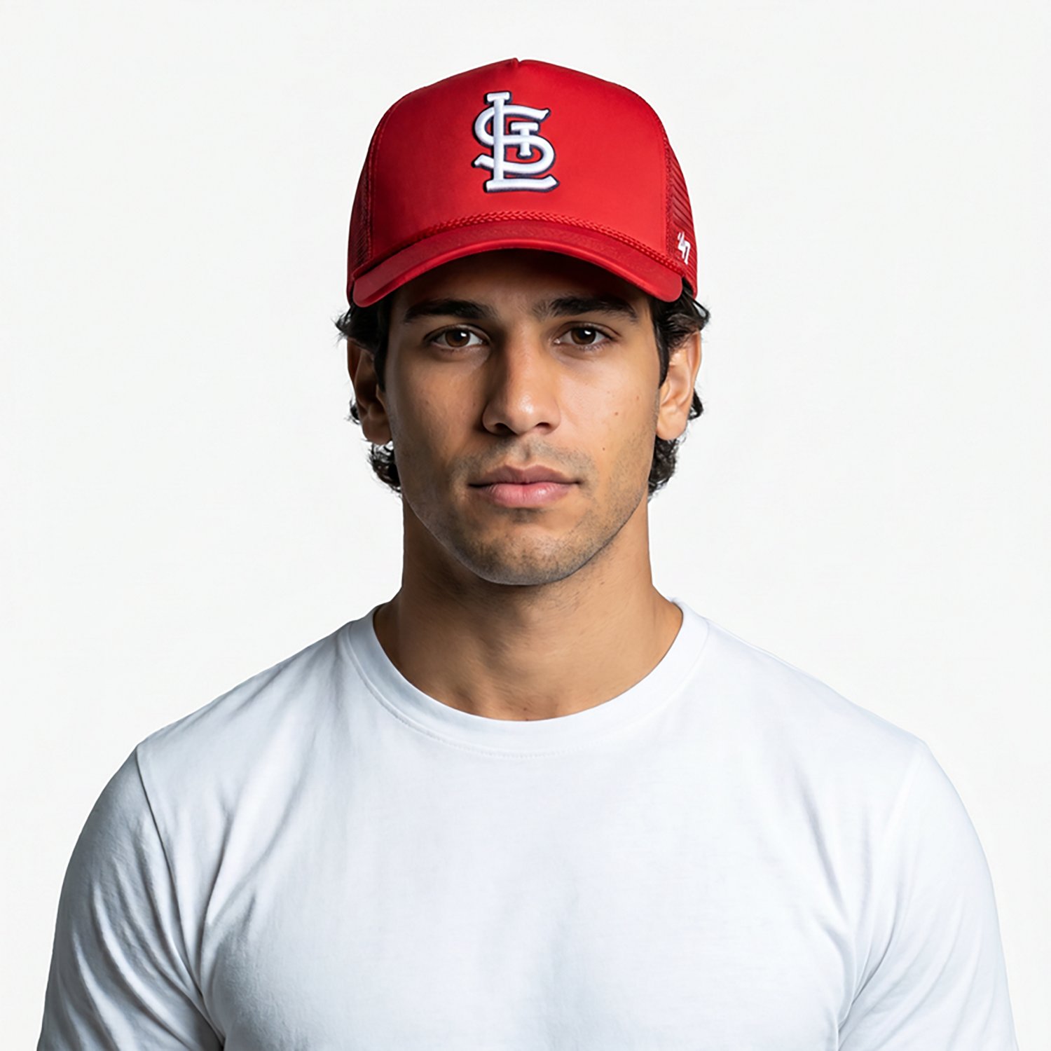 '47 Men's St. Louis Cardinals Foam Front Mesh Trucker Cap
