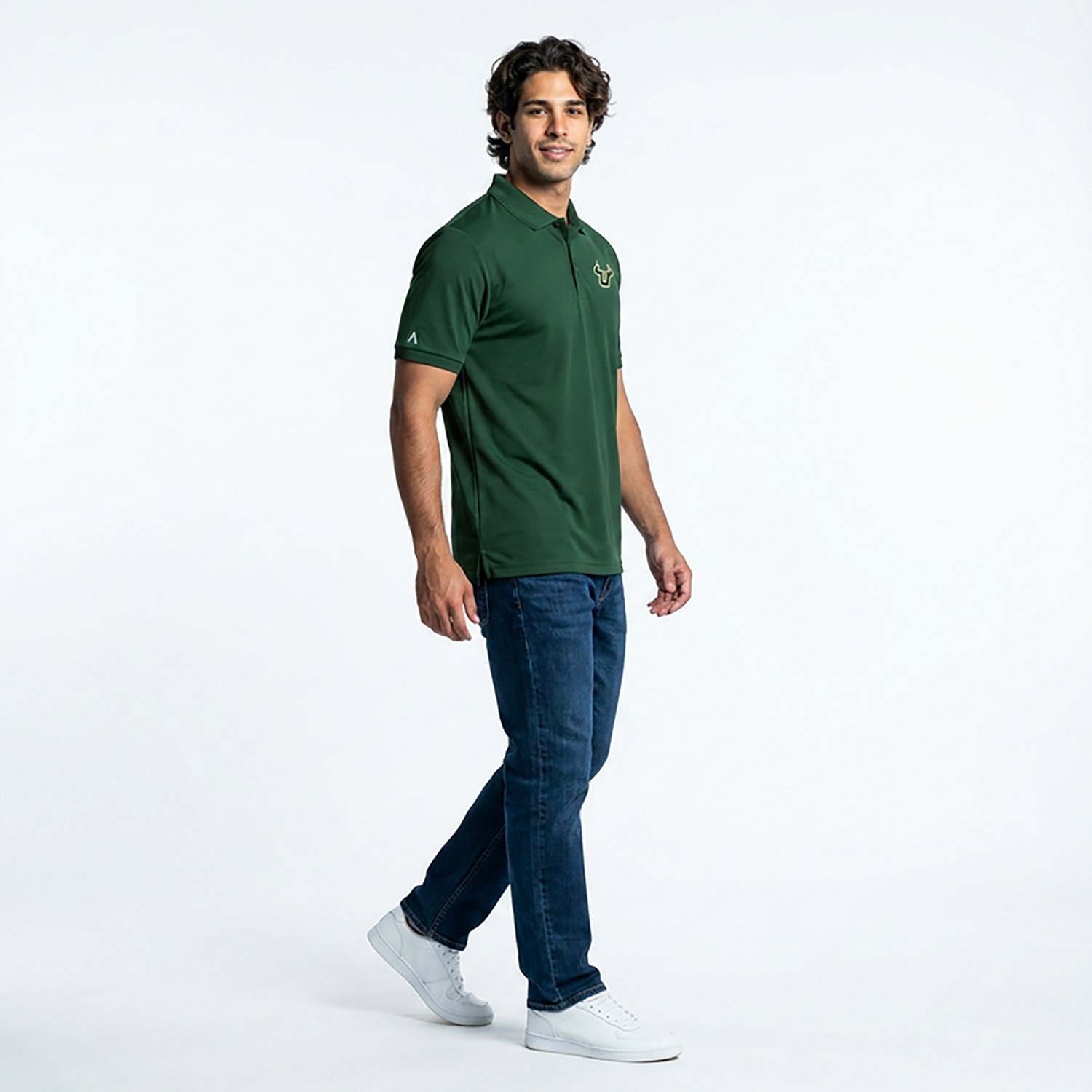 Antigua Men's University of South Florida Legacy Pique Polo Shirt                                                                - view number 4