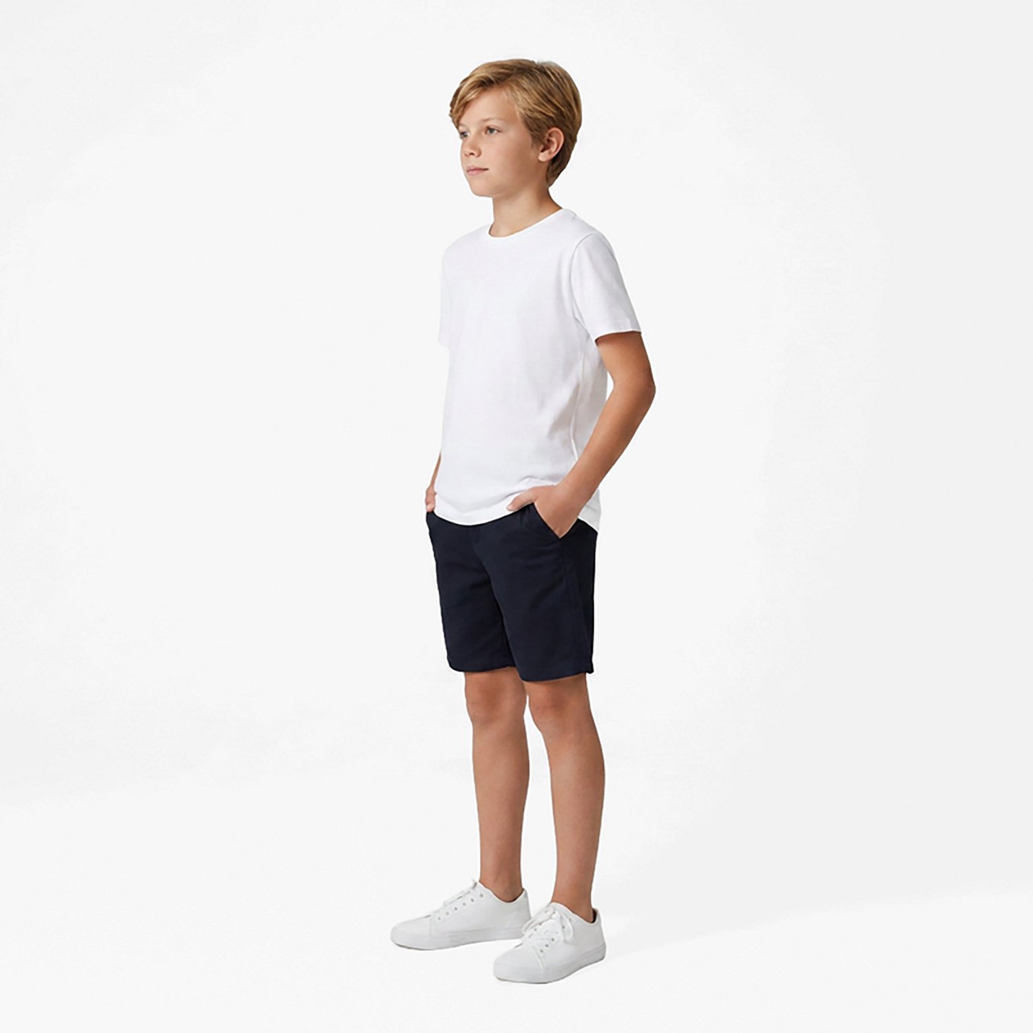 French Toast Boys' Flat Front Shorts 9 in - view number 3
