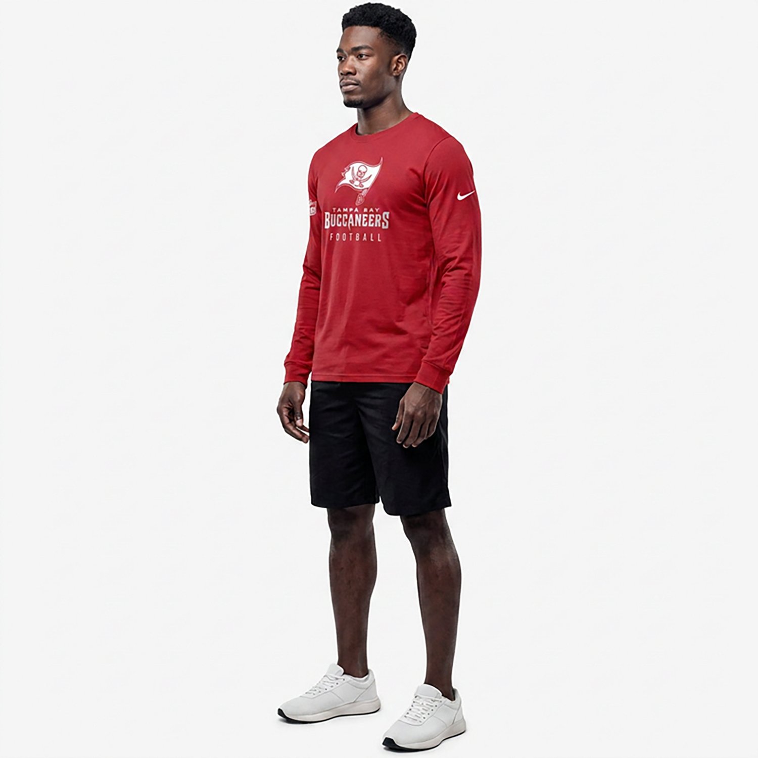 Nike Men's Tampa Bay Buccaneers Team Issue Dri-FIT Long Sleeve T-shirt - view number 3