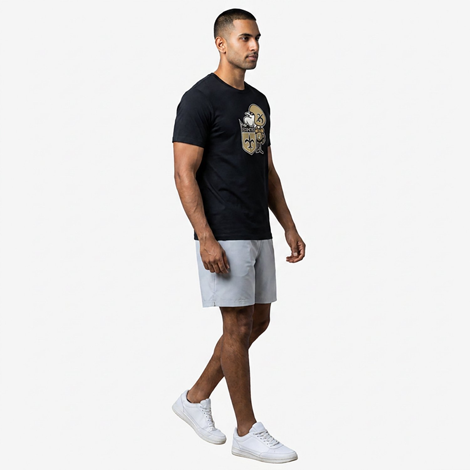 Nike Men's New Orleans Saints Rewind Logo Triblend T-shirt
