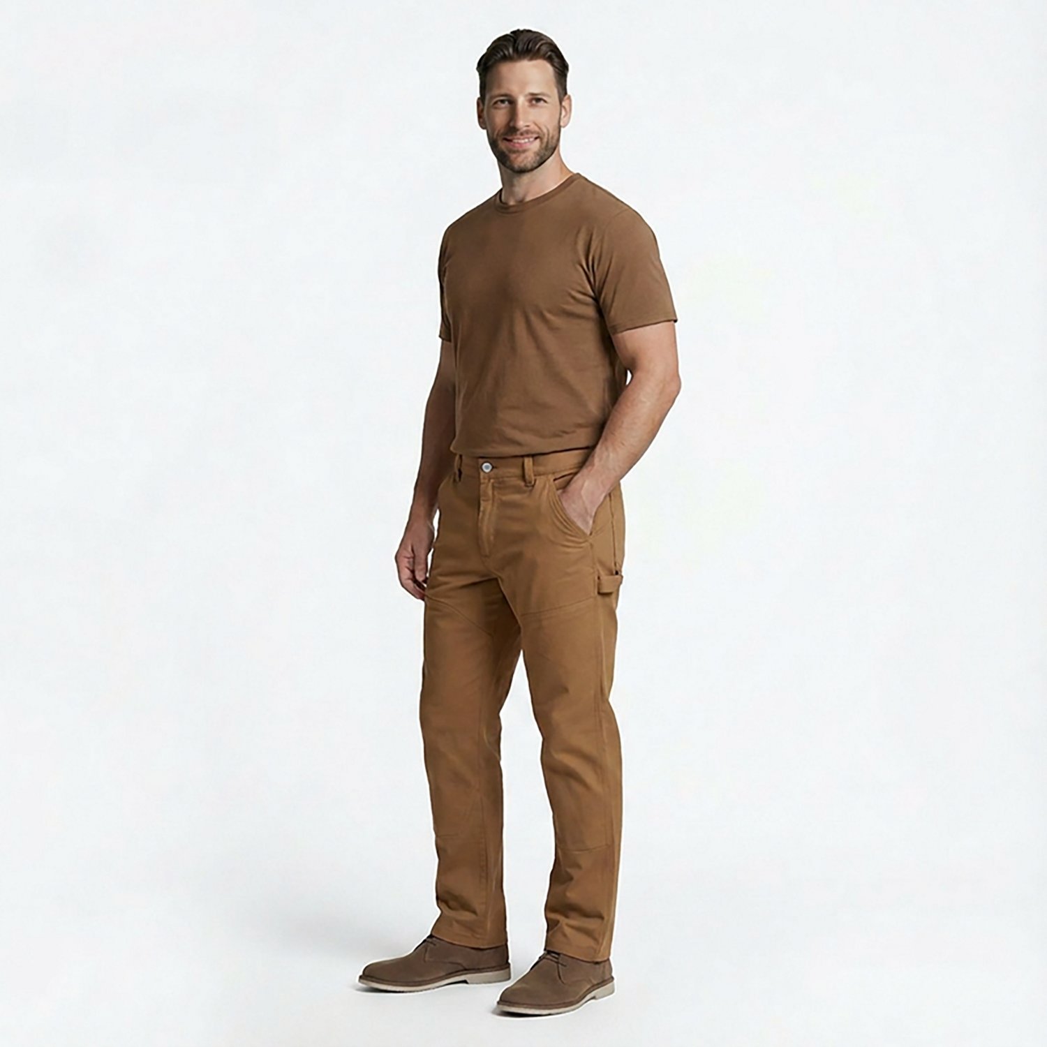 Magellan Outdoors Men's Peco Ridge Flannel Lined Pants                                                                           - view number 3