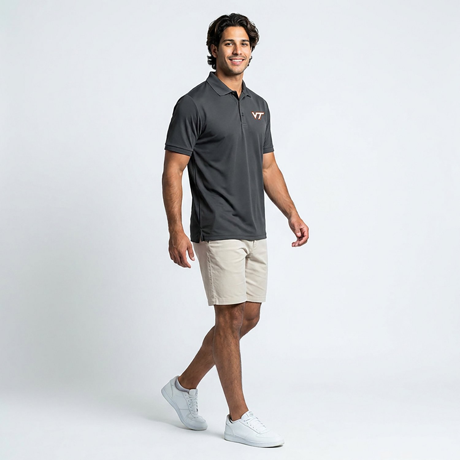 Antigua Men's Virginia Tech Legacy Pique Polo Shirt                                                                              - view number 2