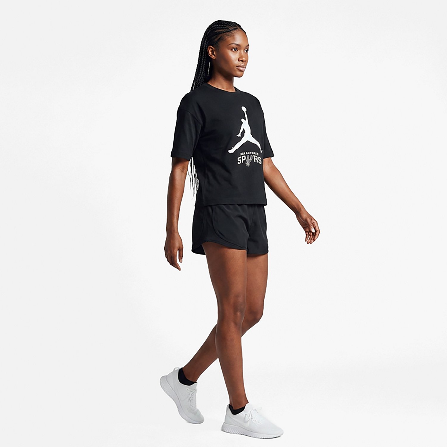 Jordan Women's San Antonio Spurs Essential Boxy T-shirt - view number 2