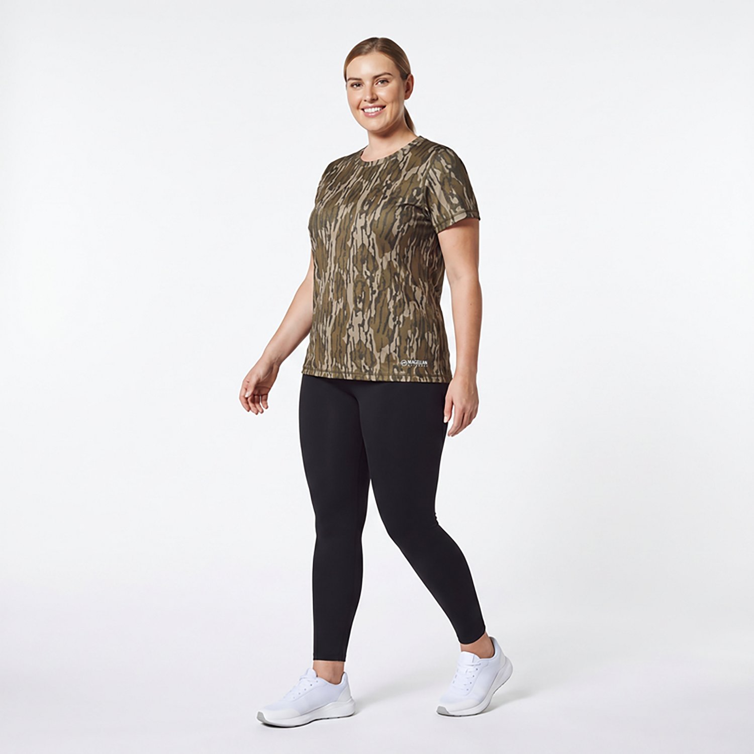 Magellan Outdoors Hunt Gear Women's Eagle Pass Tech Mesh Shirt - view number 3
