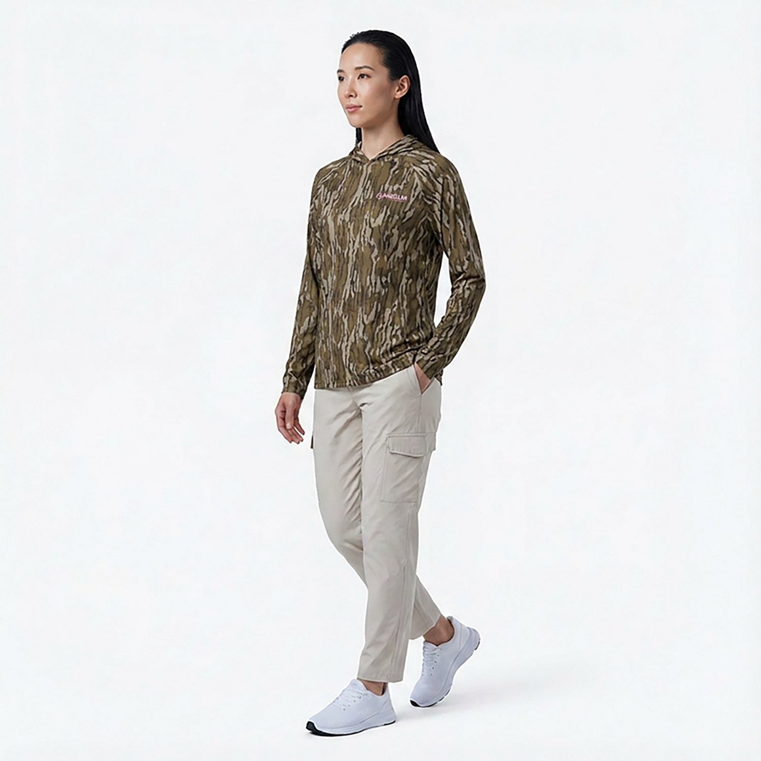 Magellan Outdoors Hunt Gear Women's Eagle Pass Tech Mesh Hooded Long Sleeve Shirt - view number 3