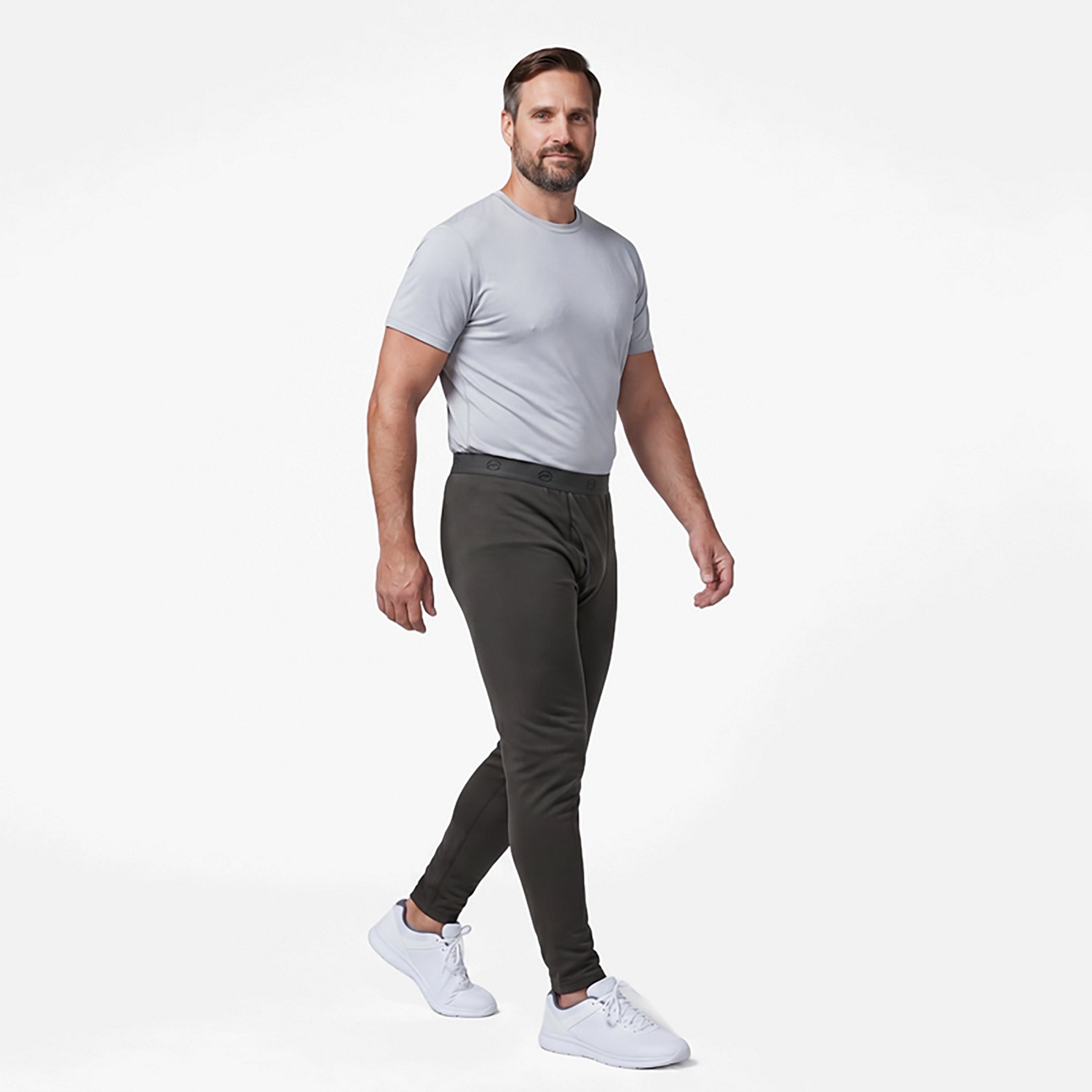 Magellan Outdoors Men's Thermal Grid Baselayer Fleece Pants - view number 2