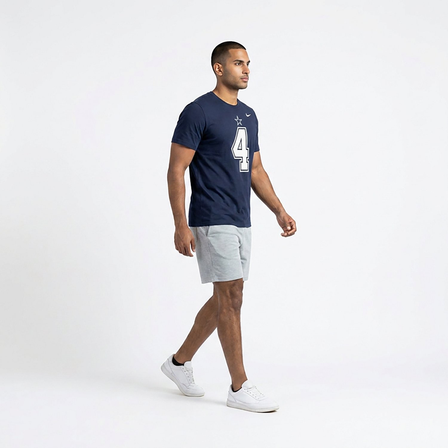Nike Men's Dallas Cowboys Dak Prescott #4 N&N Short Sleeve T-shirt - view number 3