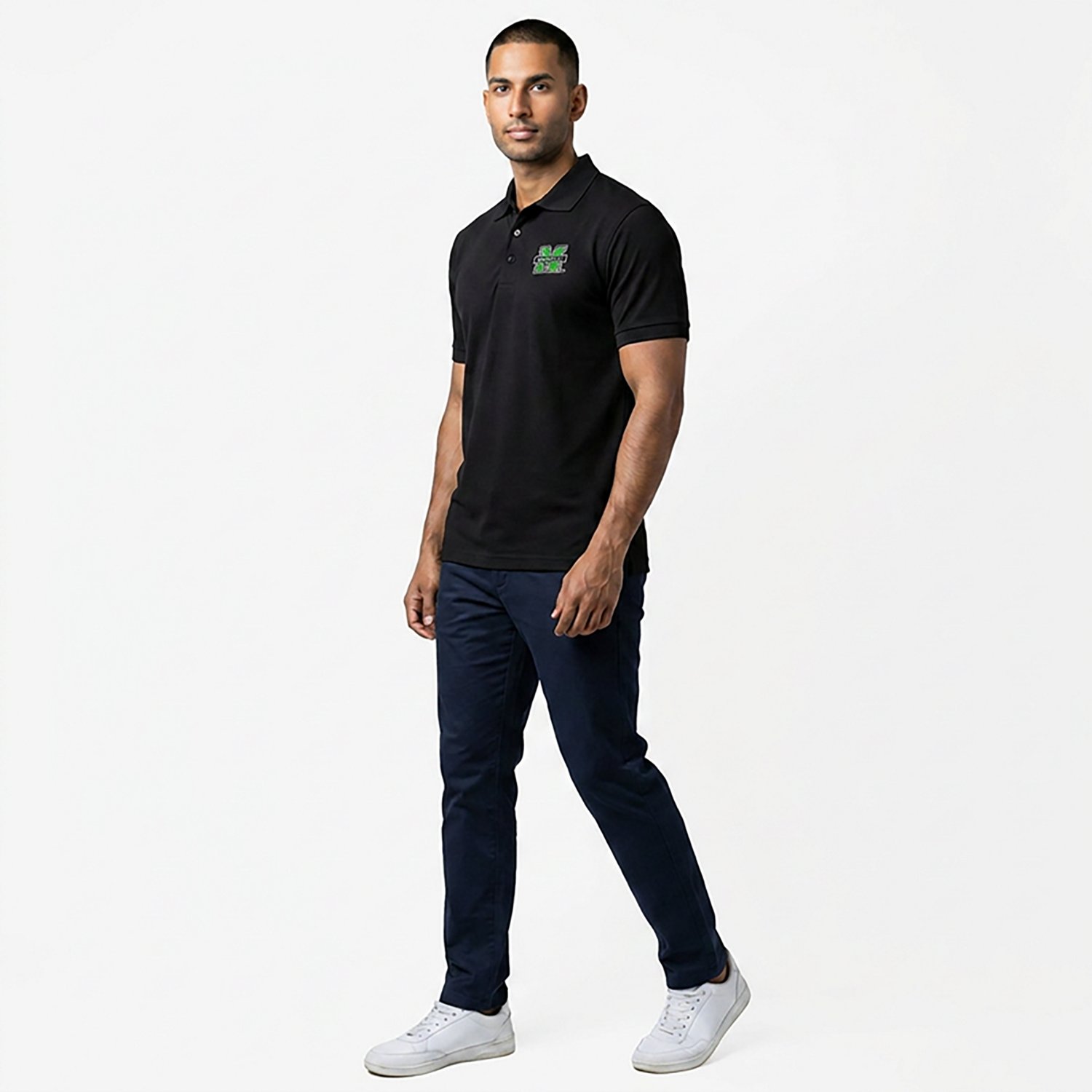 Antigua Men's Marshall University Legacy Pique Polo Shirt - view number 3