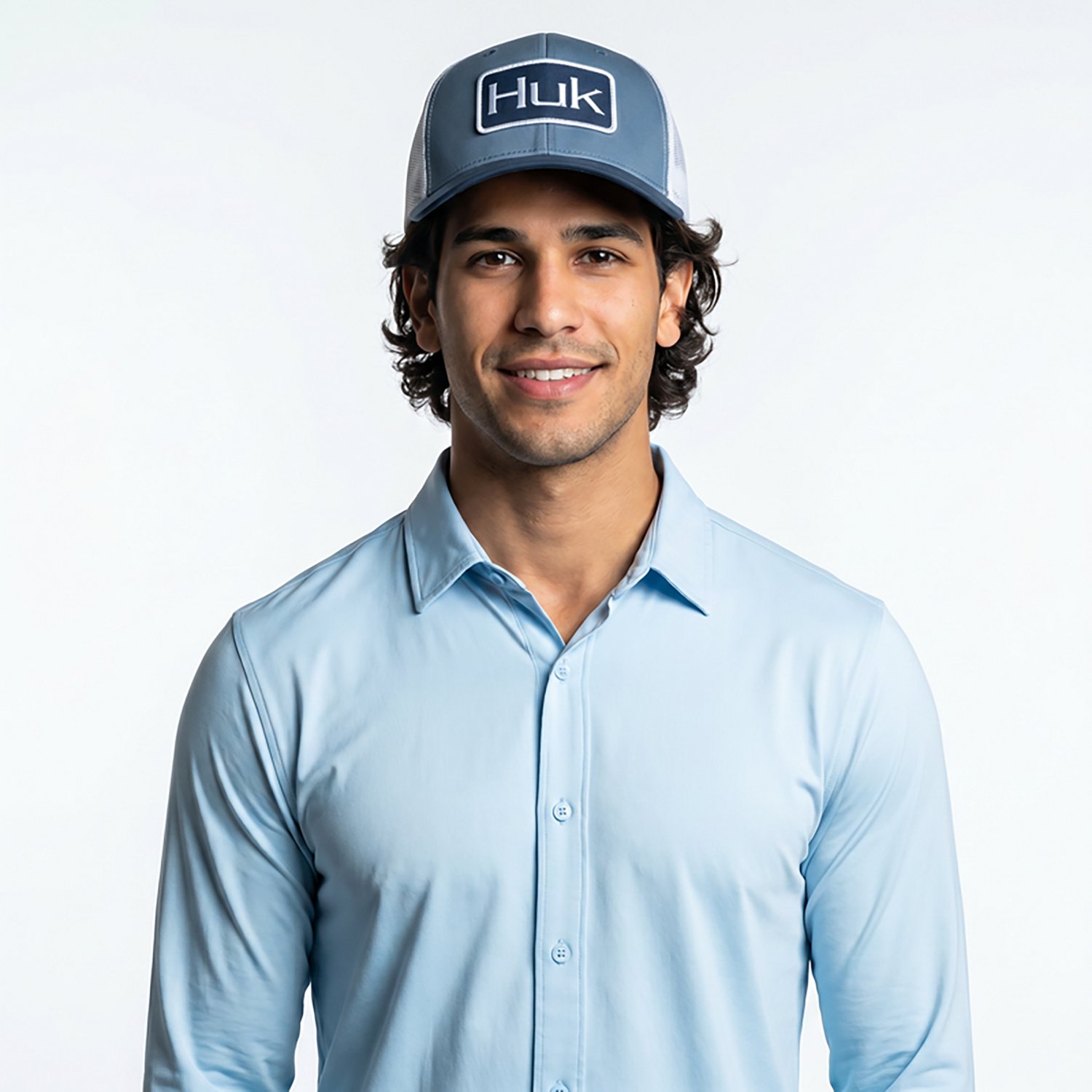 Huk Adult Logo Trucker Cap - view number 3