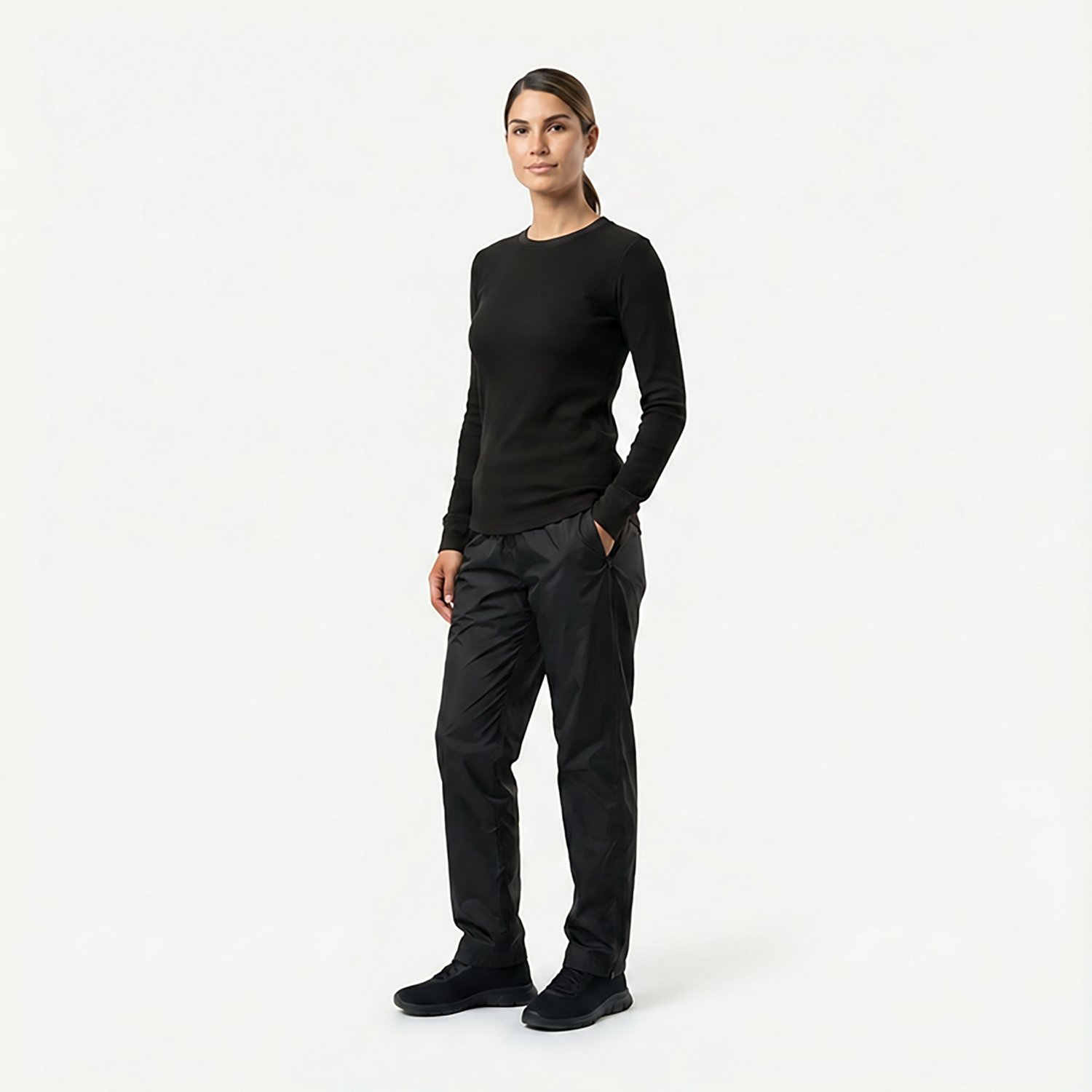 Magellan Outdoors Women's Thermal Waffle Long Sleeve Crew Baselayer Top - view number 3