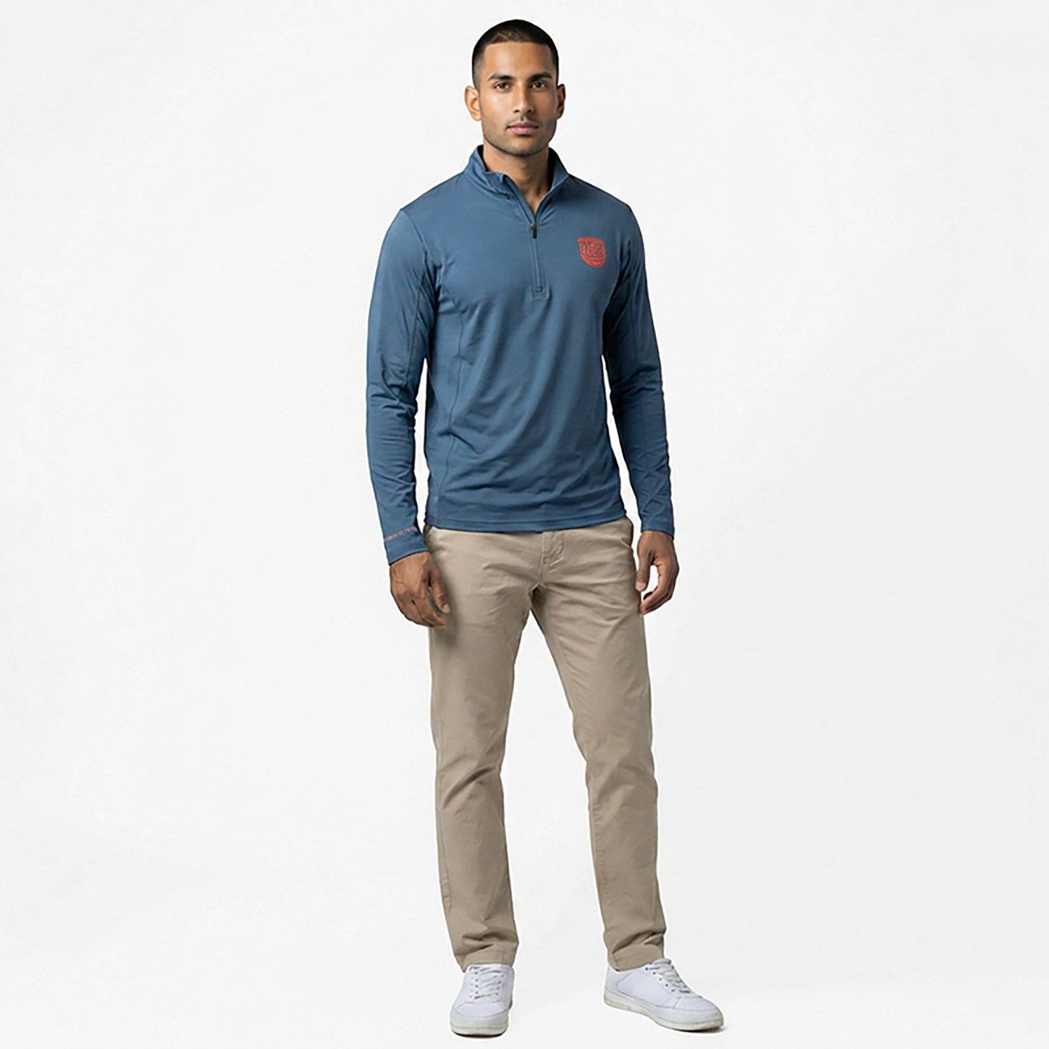 Major League Fishing Men's Solid Quarter Zip Performance Top - view number 3