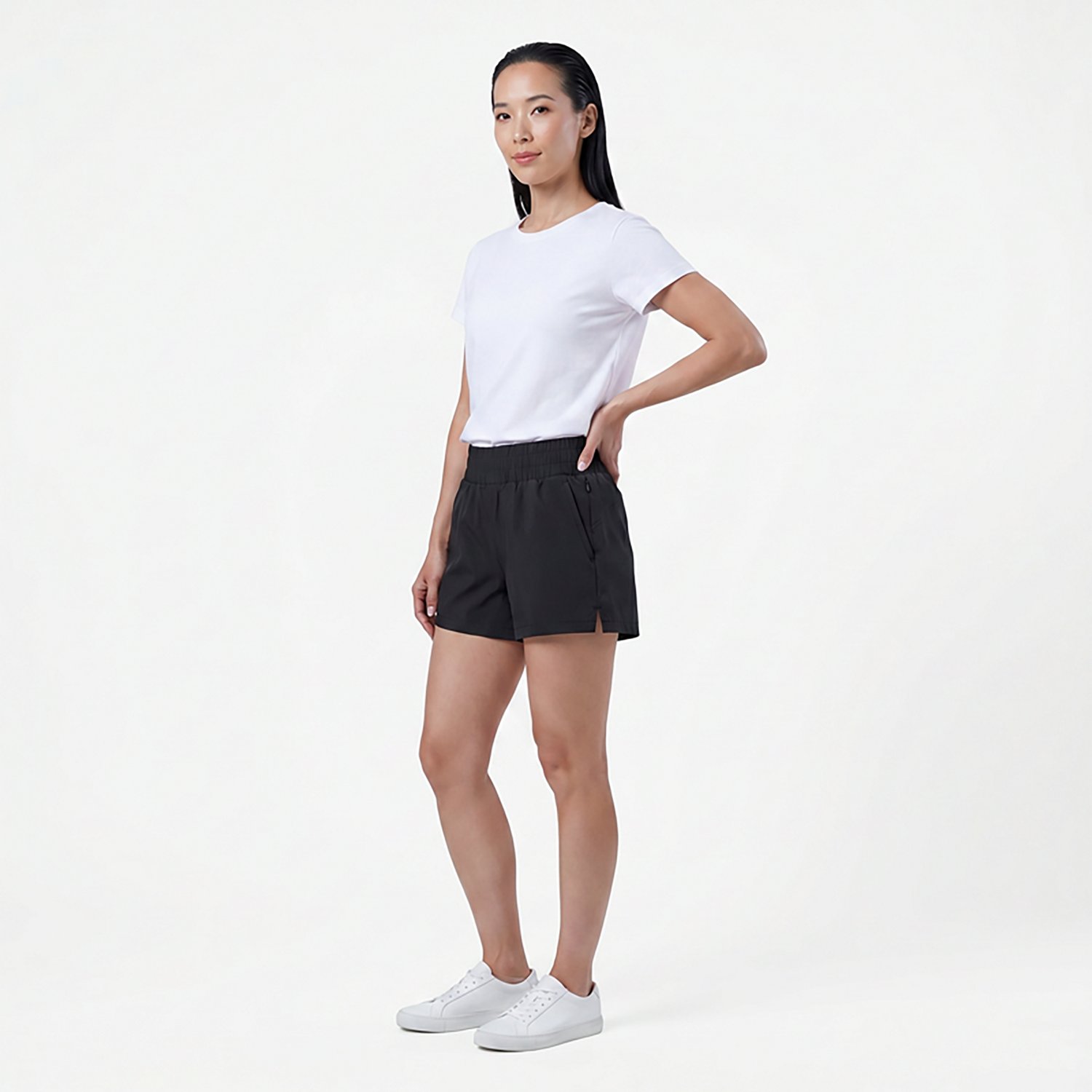 Magellan Women's Backpacker Solid Shorts 4 in                                                                                    - view number 3