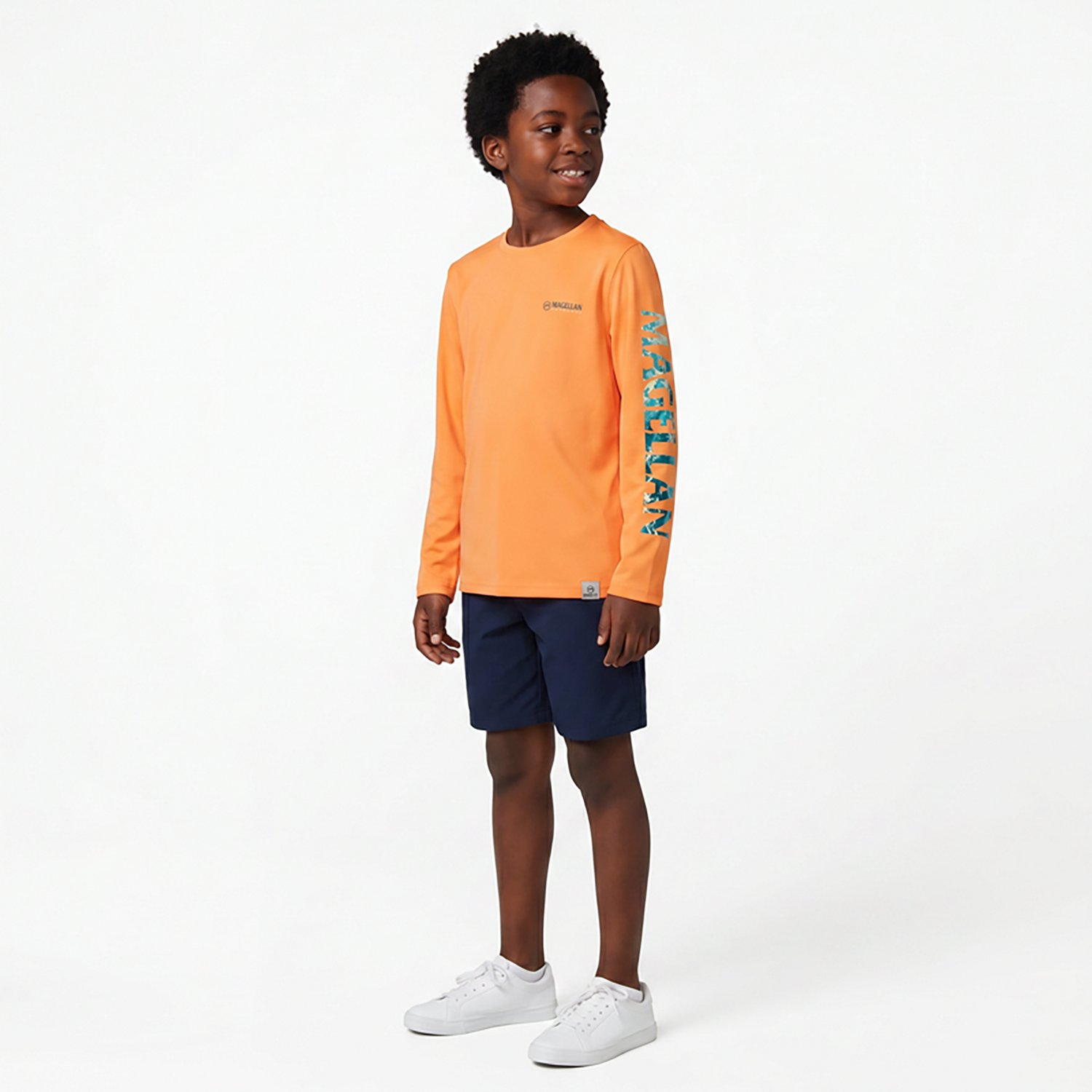 Magellan Outdoors Boys' Casting Crew Print Logo Fishing T-shirt - view number 2