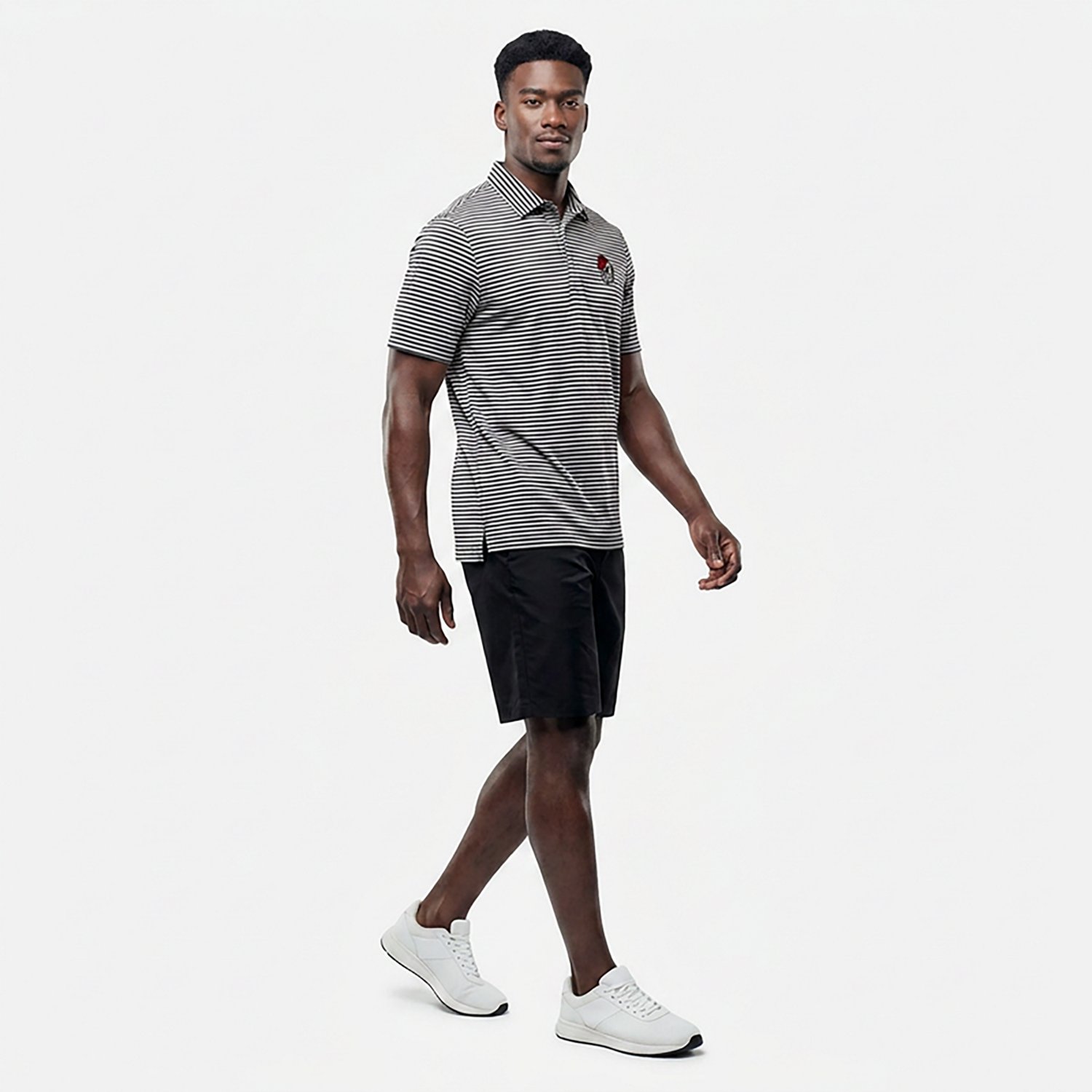 Cutter  Buck Georgia Bulldogs Virtue Eco Pique Stripe Recycled Polo - view number 3
