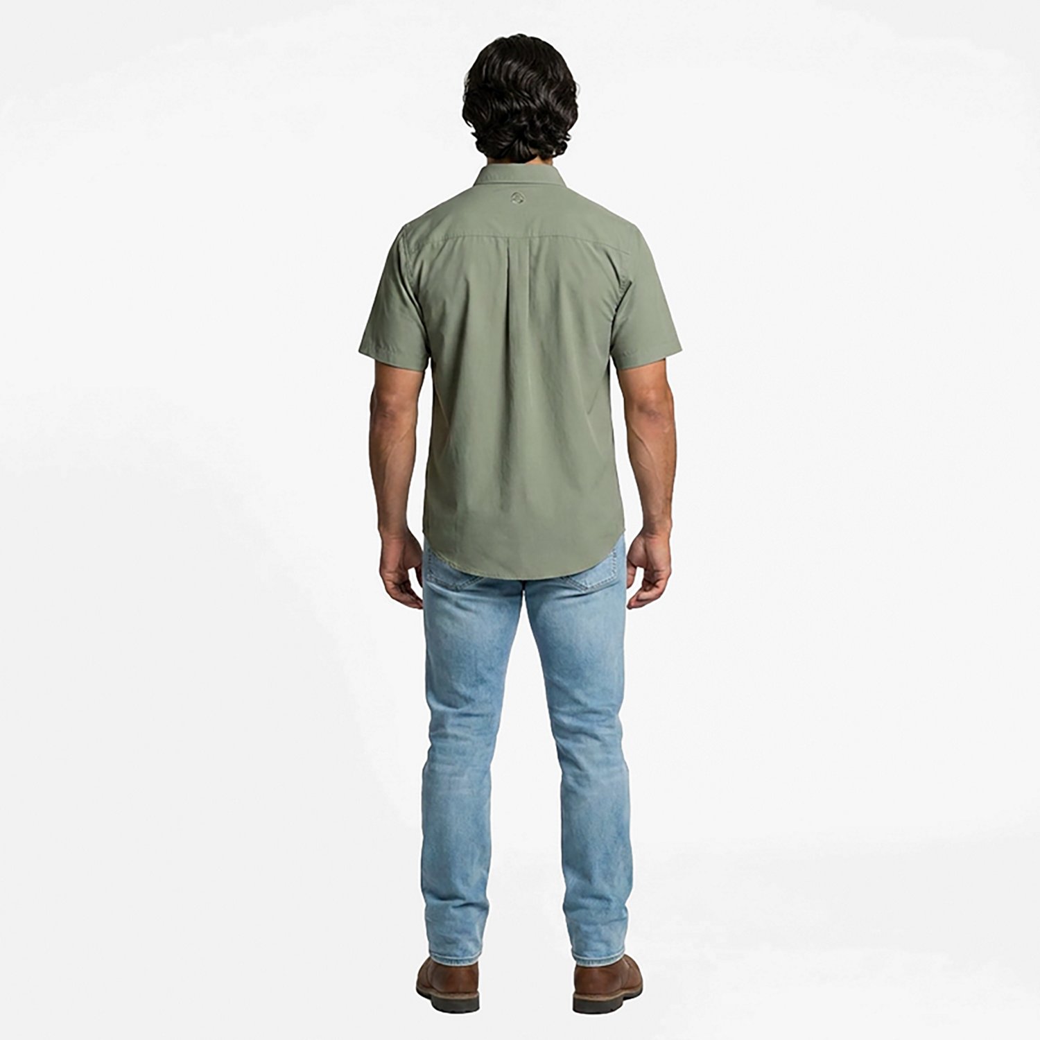 Magellan Outdoors Men's Summerville Solid Short Sleeve Shirt - view number 4