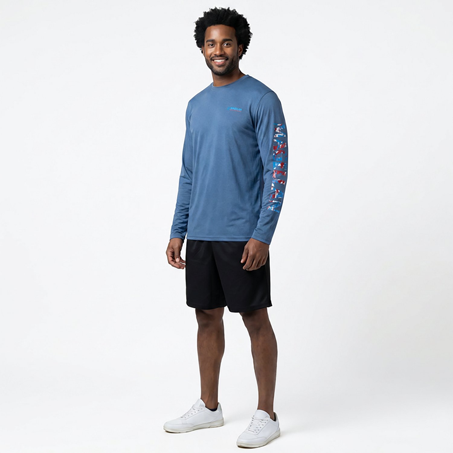 Magellan Outdoors Men's Casting Crew Long Sleeve T-shirt