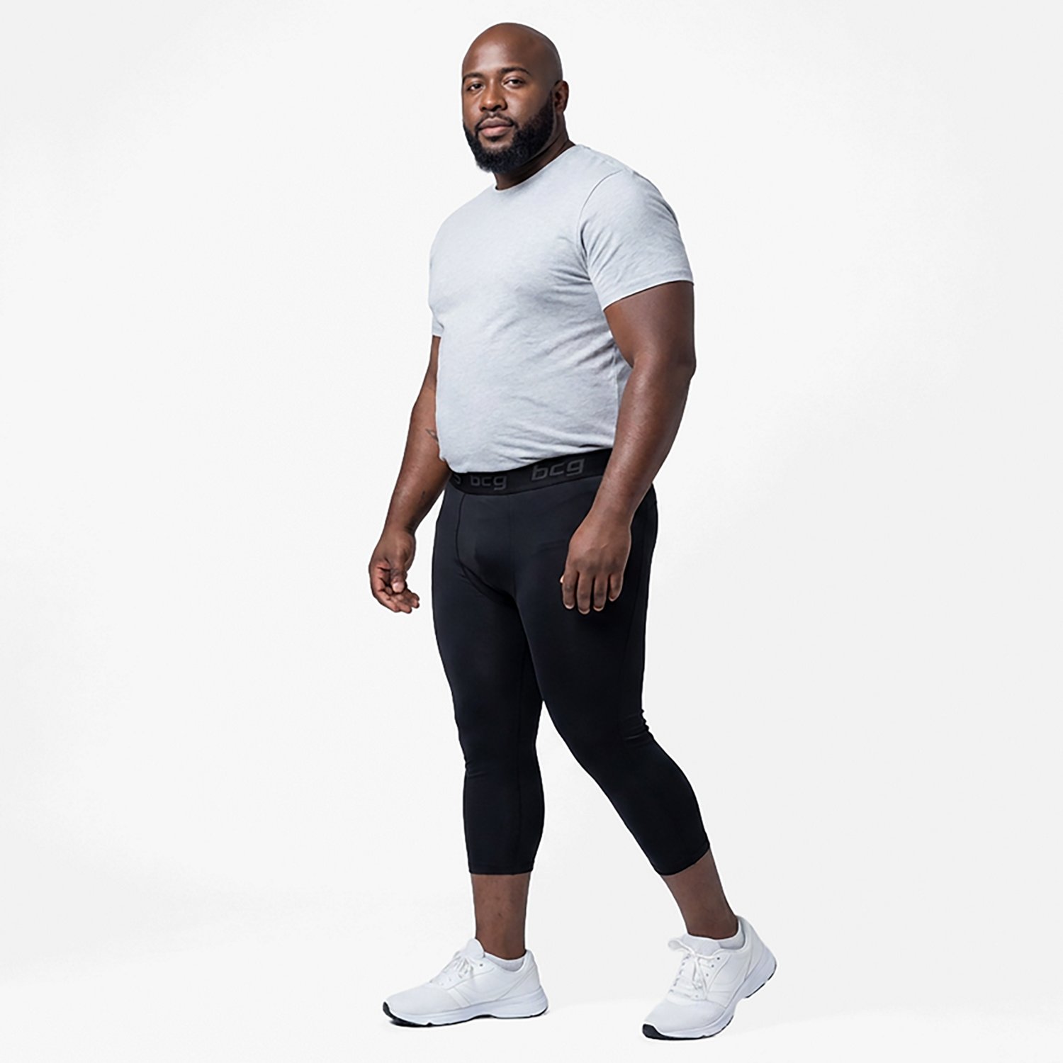 BCG Men's Compression 3/4 Length Tights - view number 2