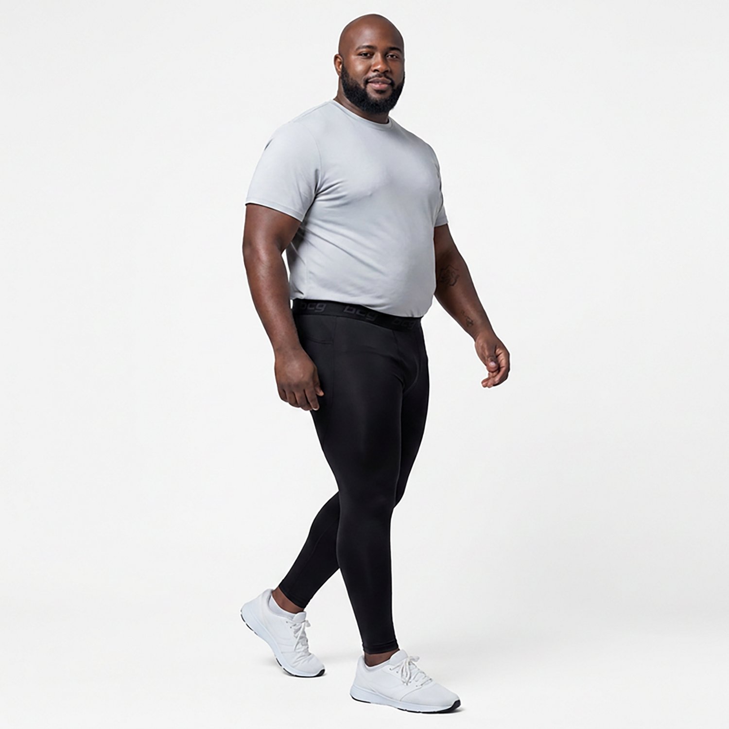 BCG Men's Compression Full Length Tights