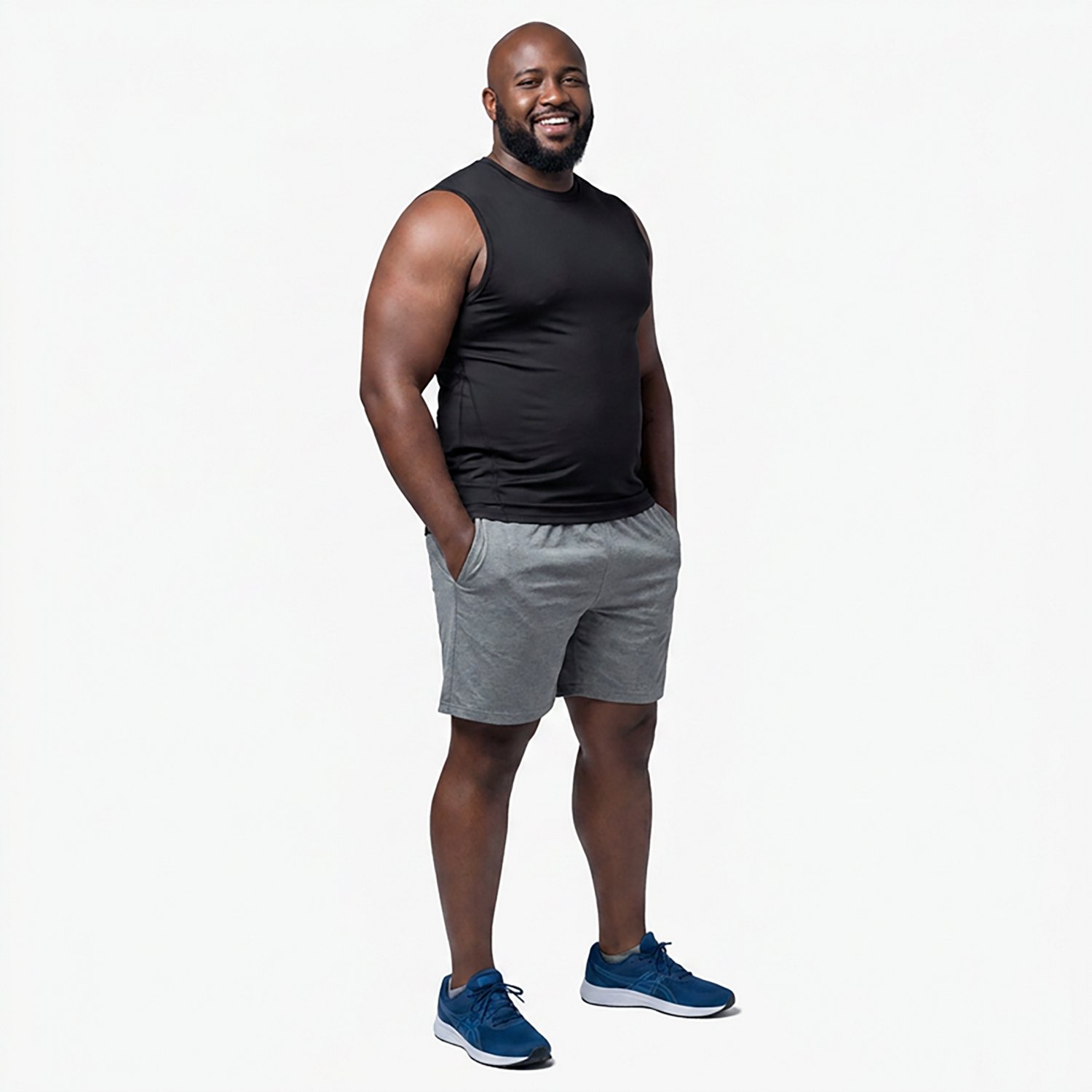 BCG Men's Compression Mesh Sleeveless Top                                                                                        - view number 3
