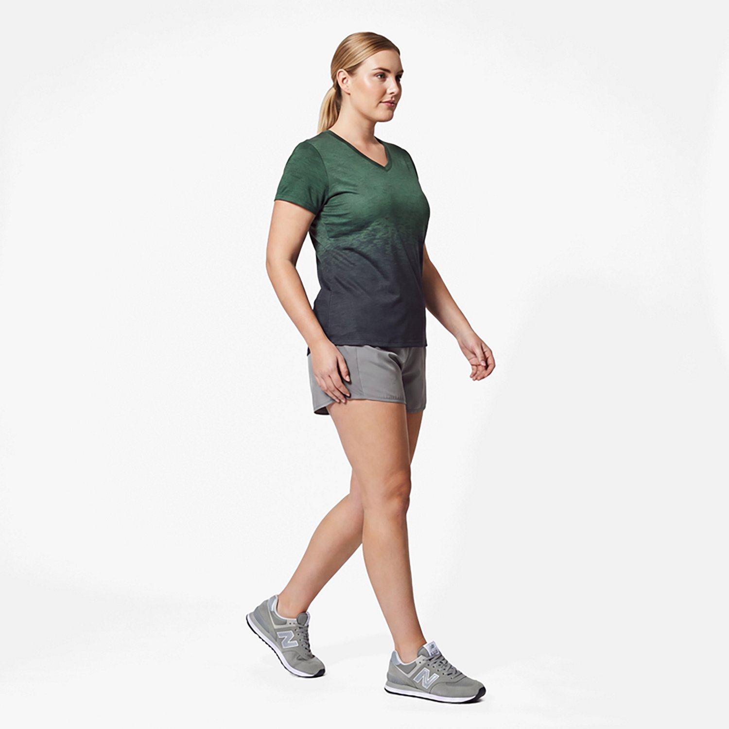 BCG Women's Ombre V-neck Training T-shirt                                                                                        - view number 3