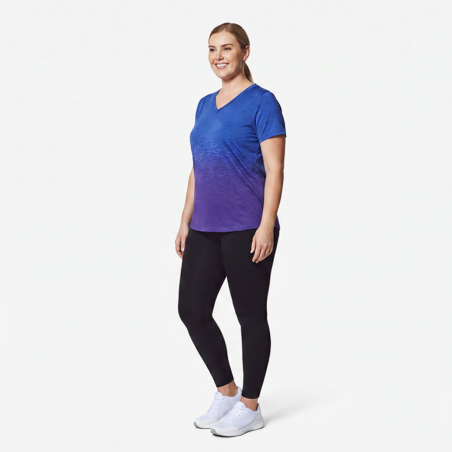 BCG Women's Ombre V-neck Training T-shirt                                                                                        - view number 7
