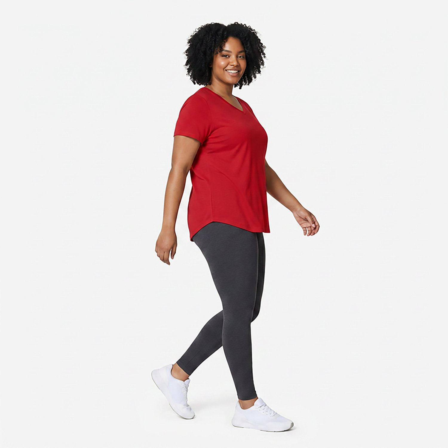 BCG Women's Turbo Melange V-neck T-shirt - view number 3