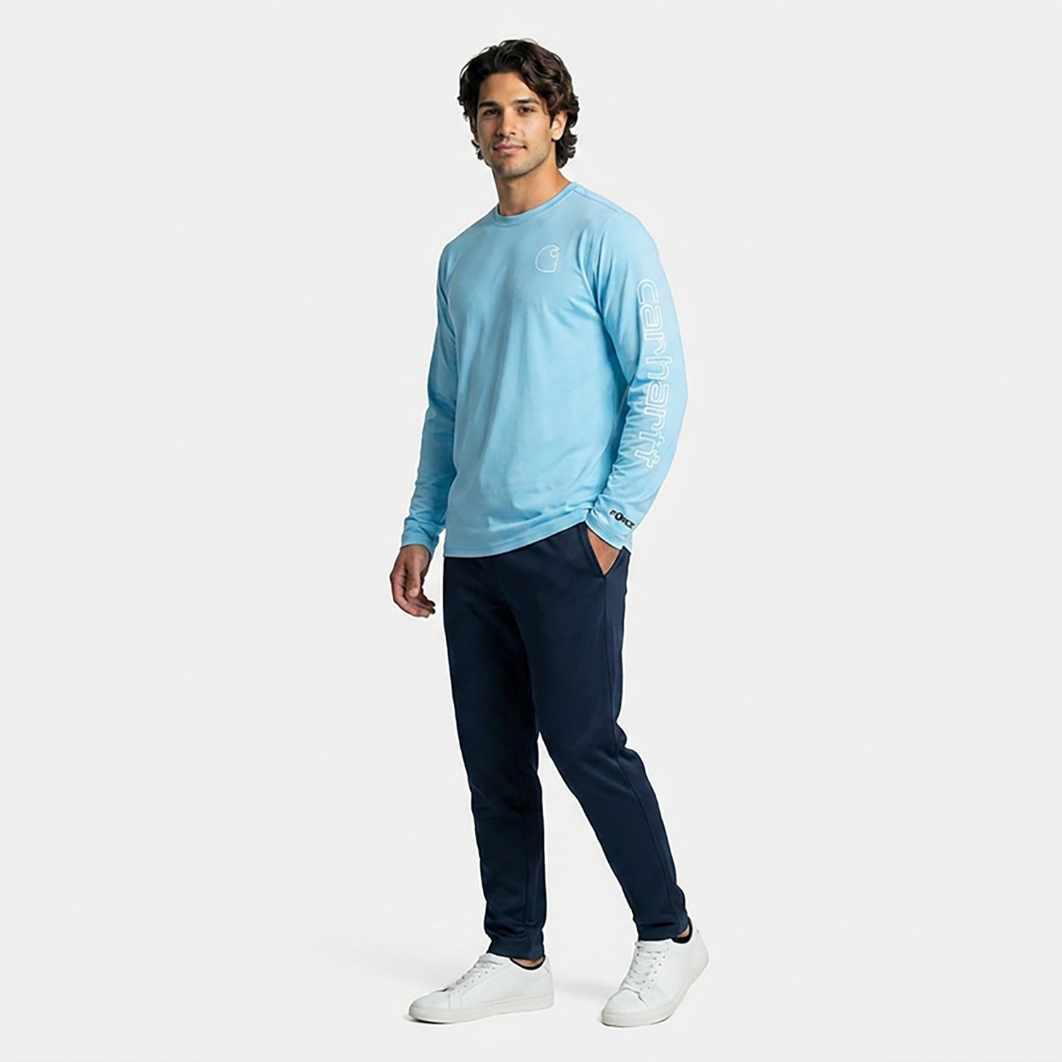 Carhartt Men's Force Sun Defender Lightweight Long Sleeve T-Shirt - view number 3