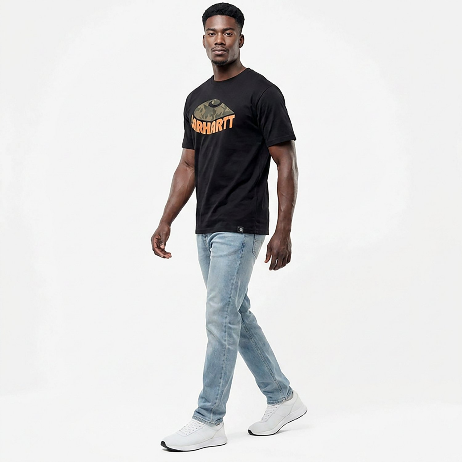 Carhartt Men's Relaxed Fit Heavyweight Short-Sleeve Camo Graphic T-Shirt