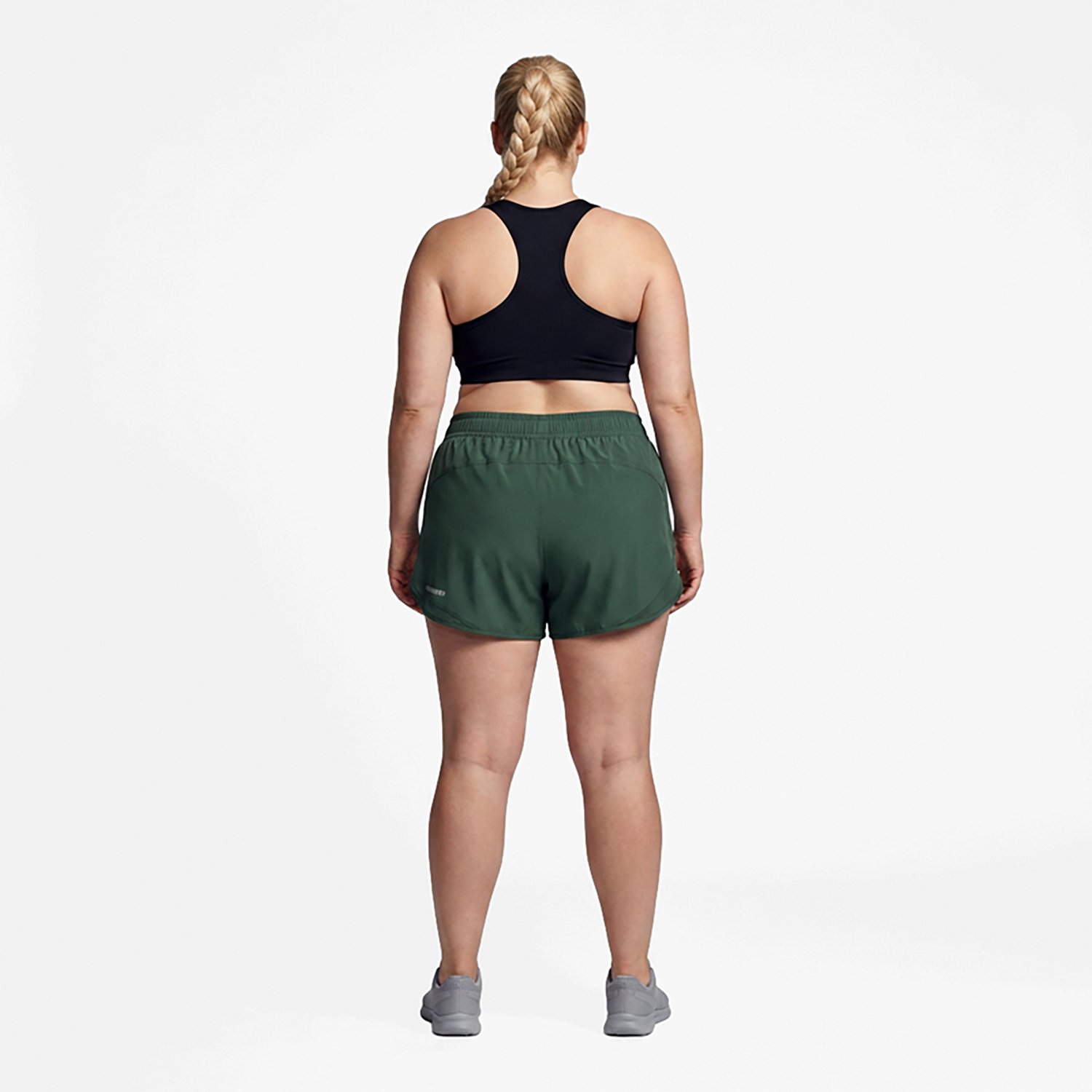 BCG Women's Plus Run Mesh Pieced Shorts 3 in                                                                                     - view number 2