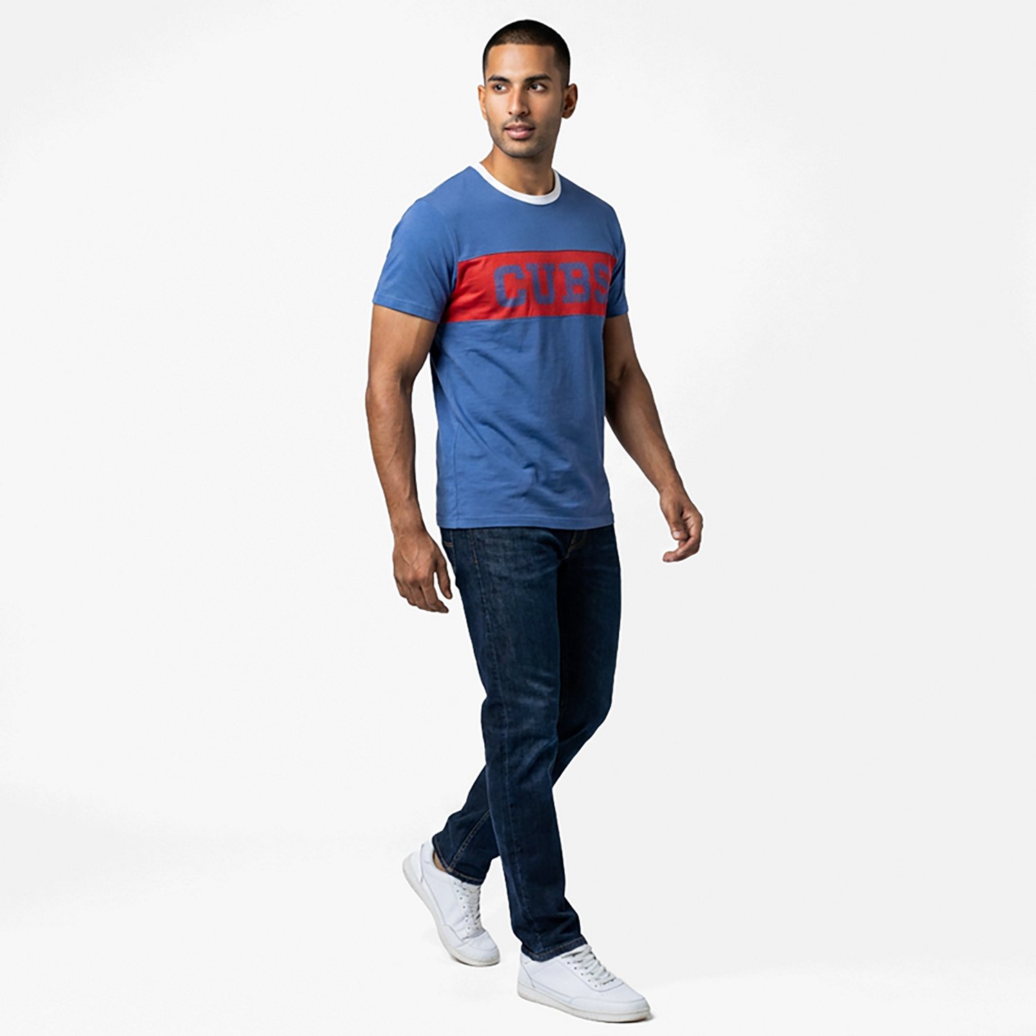 '47 Men's Chicago Cubs Vintage Double Header Closer Parker T-shirt - view number 2