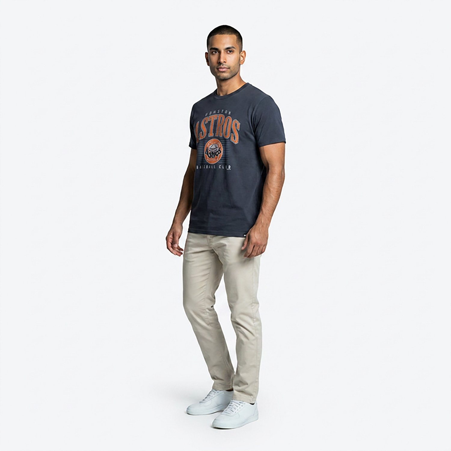 '47 Men's Houston Astros Double Header Franklin T-shirt