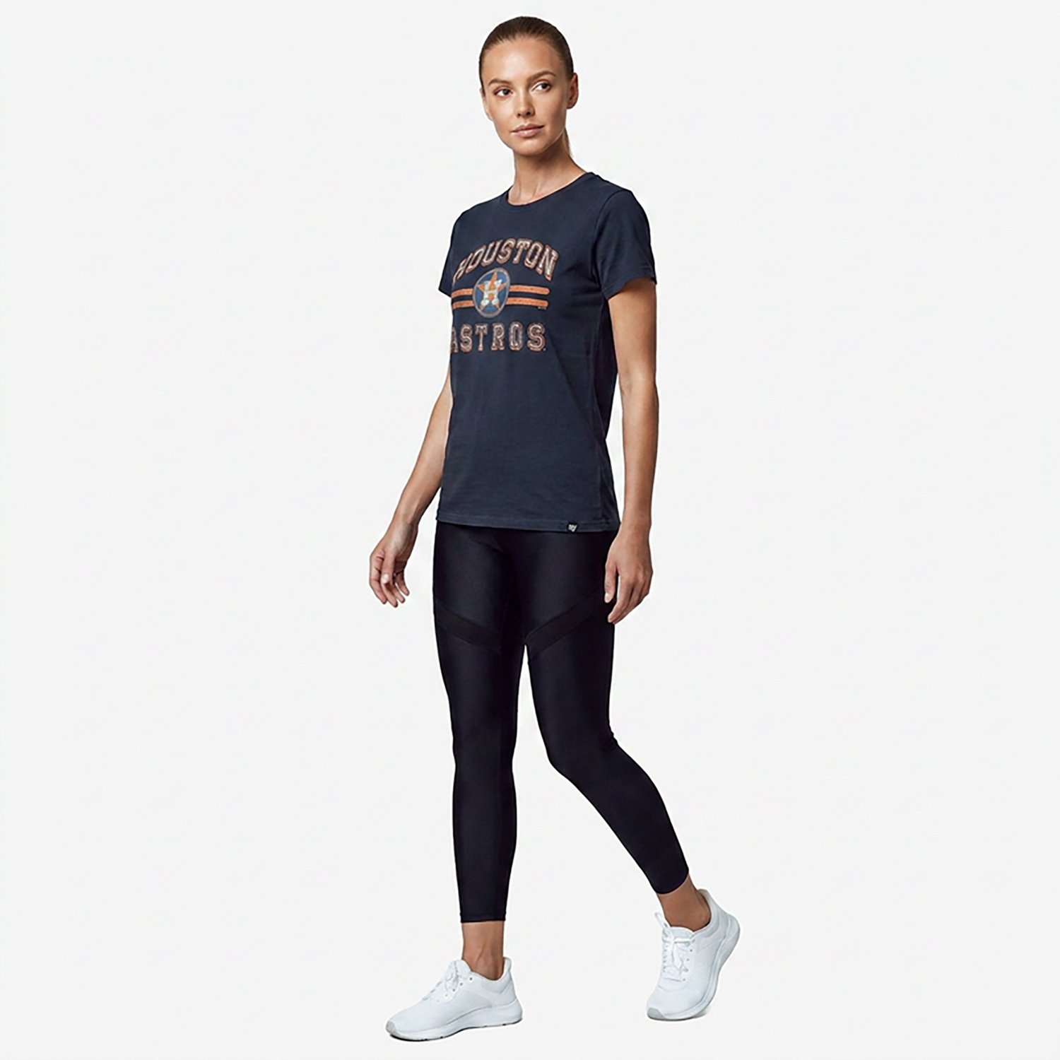 '47 Women's Houston Astros Bright Eyed Frankie Short Sleeve T-shirt