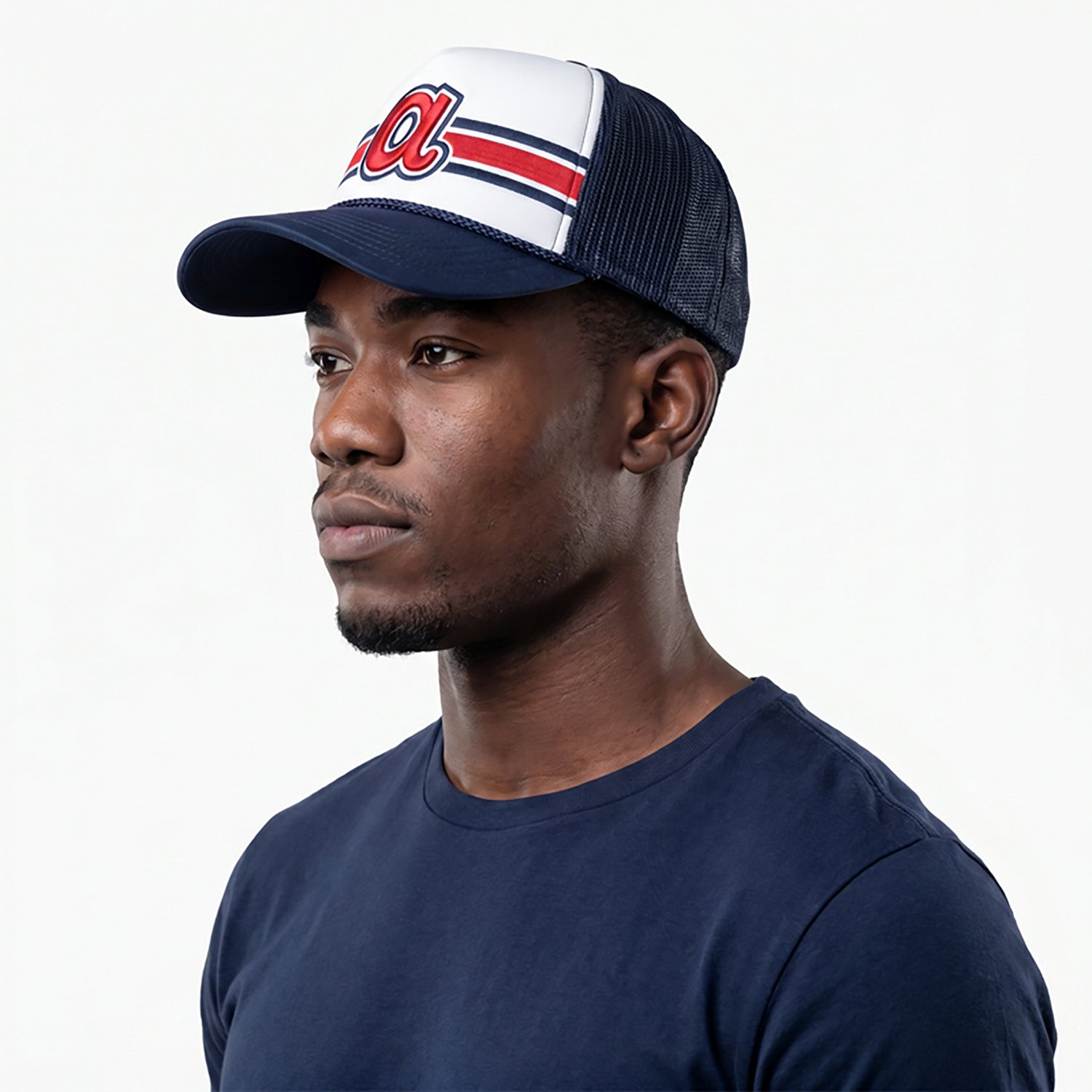 '47 Men's Atlanta Braves Liftoff Trucker Cap