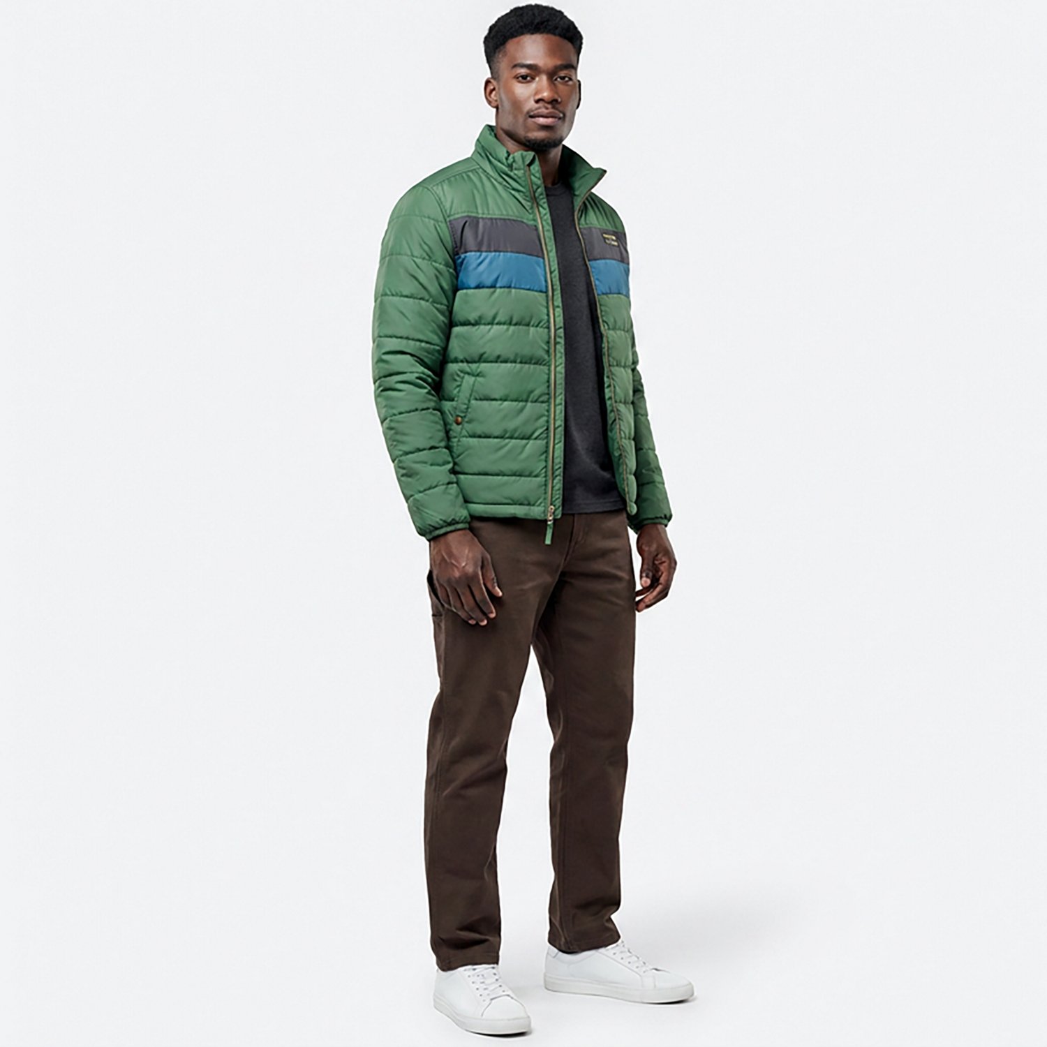 Men's Mountain Colorblock Classic Puffer Jacket