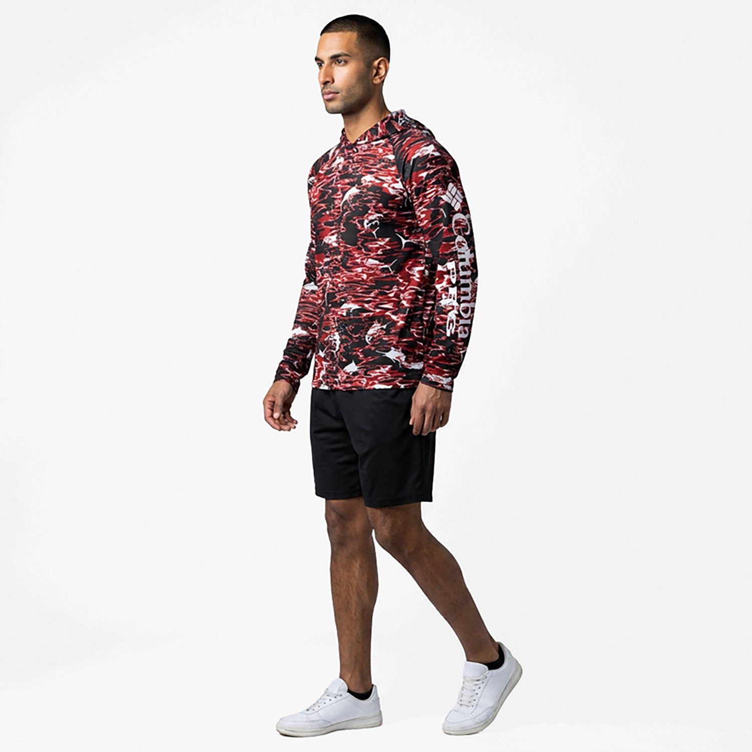 Columbia Sportswear Men's University of Arkansas Rippled Super Terminal Tackle Hoodie