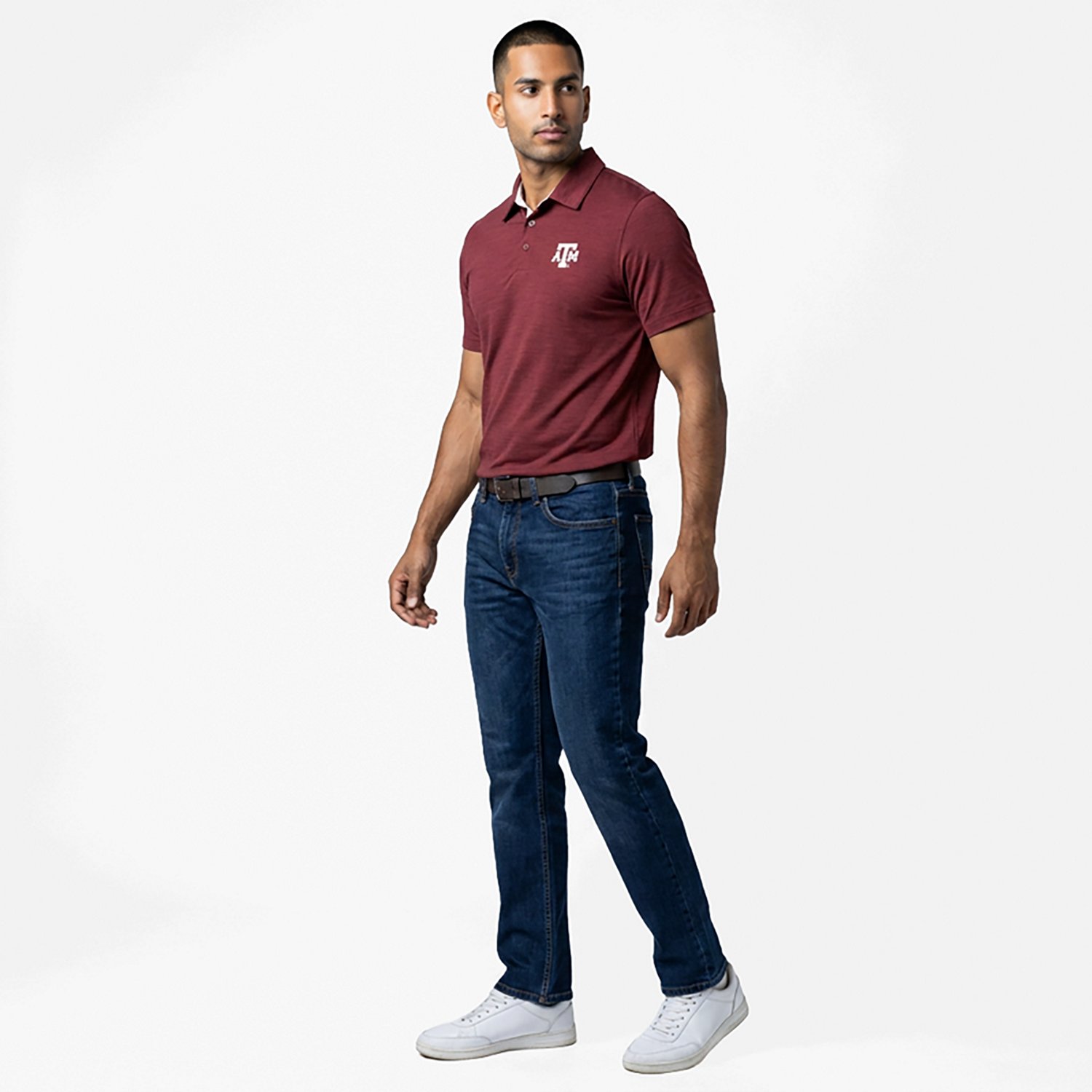 Columbia Sportswear Men's Texas A&M University Tech Trail Polo                                                                   - view number 6