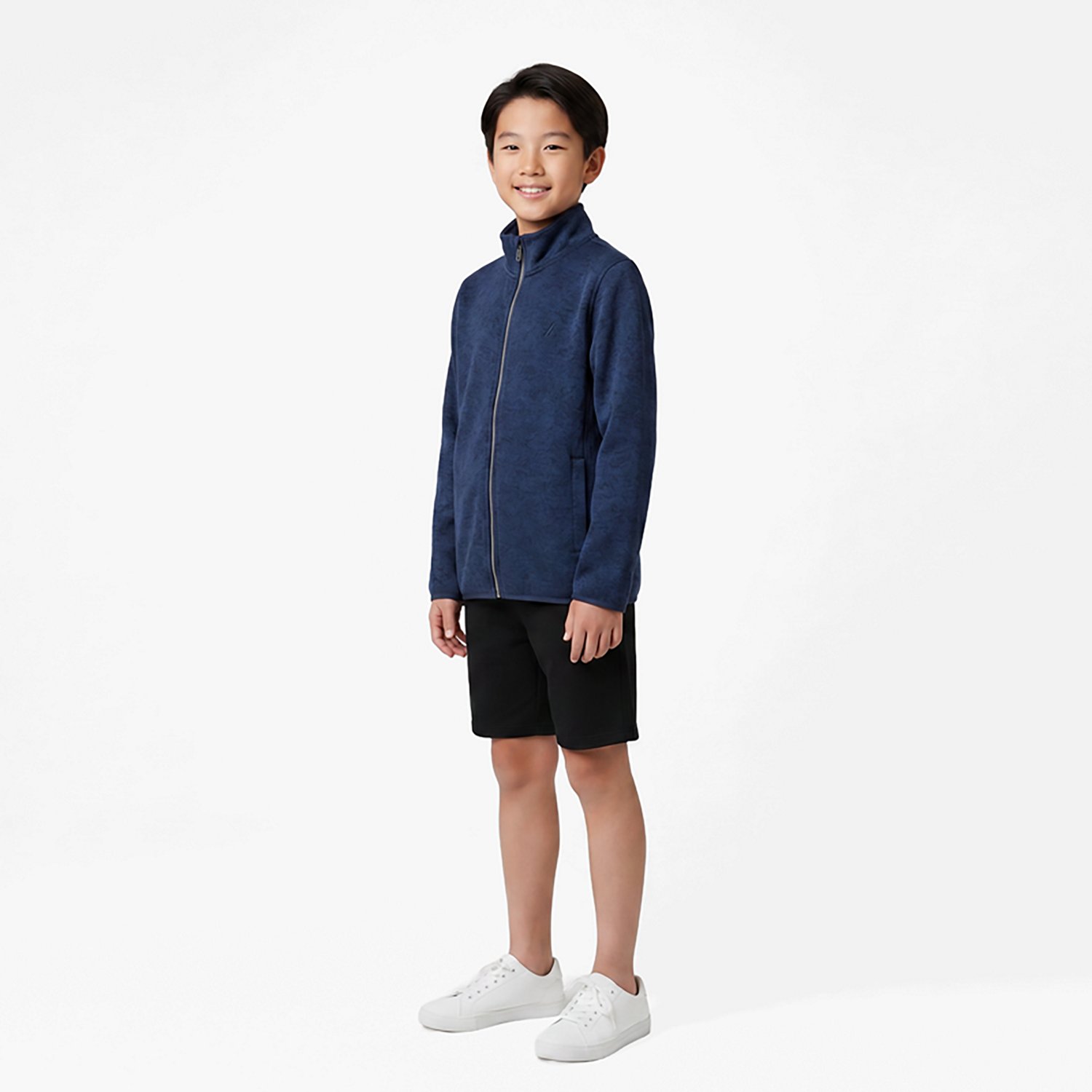 Nautica Boys' Full Zip Fleece Sweater - view number 2