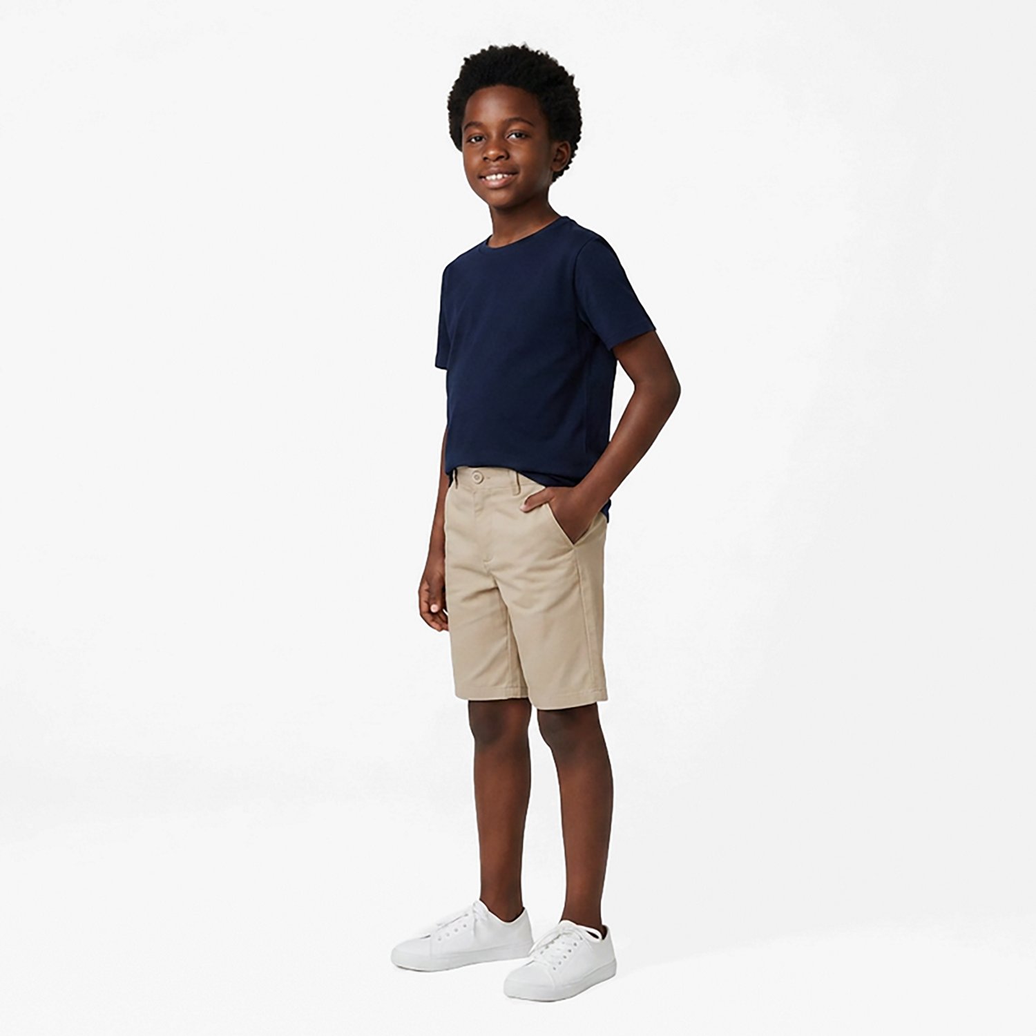 Nautica Boys' 4-7 Slim FF Twill Shorts - view number 3
