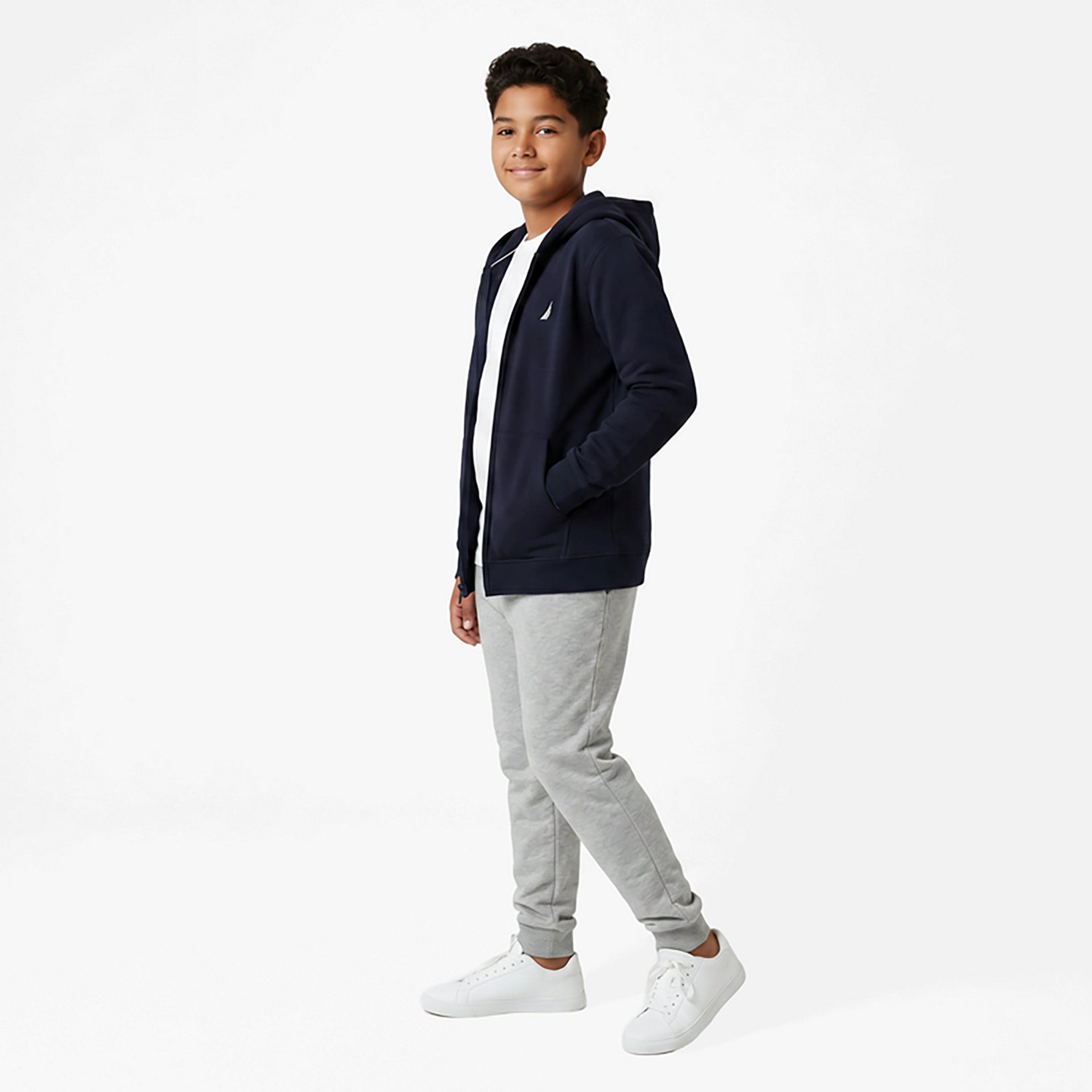 Nautica Boys' 8-20 Full Zip Fleece Hoodie - view number 3