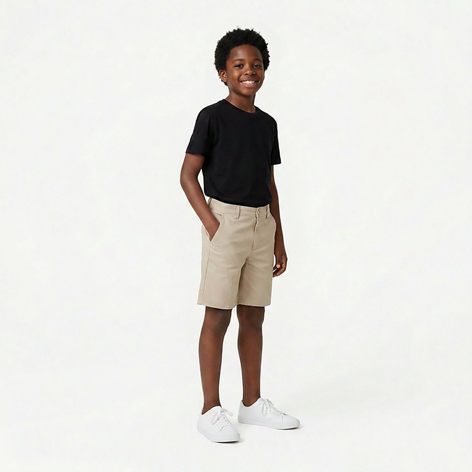 Nautica Boys' 8-20 Hunter FF Twill Shorts
